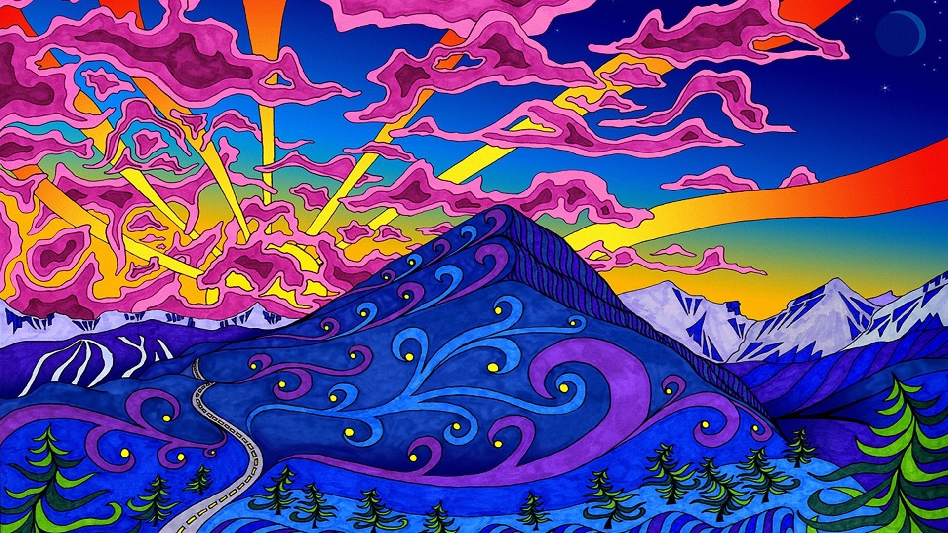 Psychedelic Wallpaper