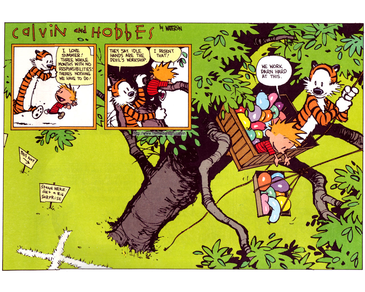 Calvin And Hobbes Wallpaper