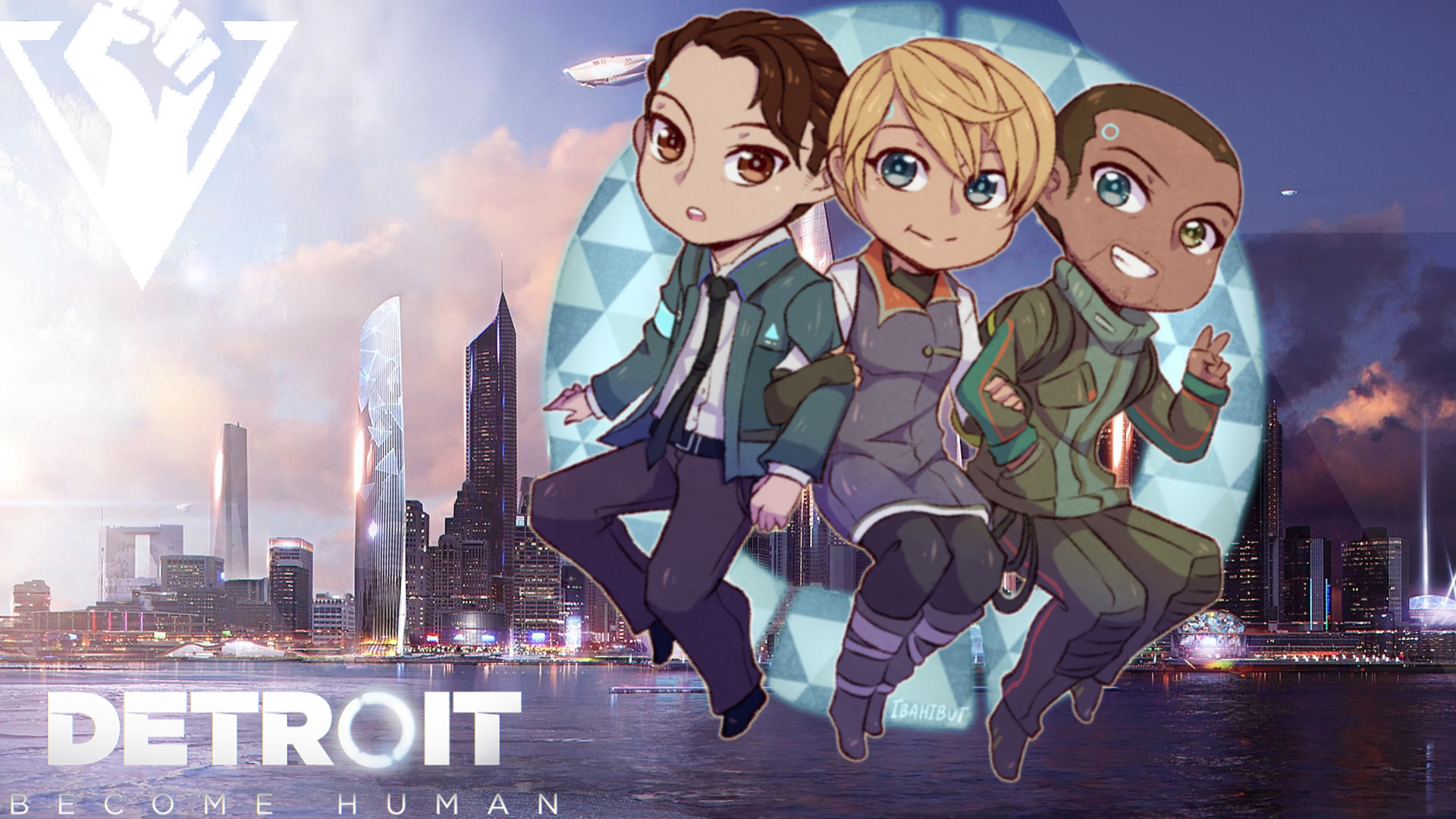 detroit become human wallpaper