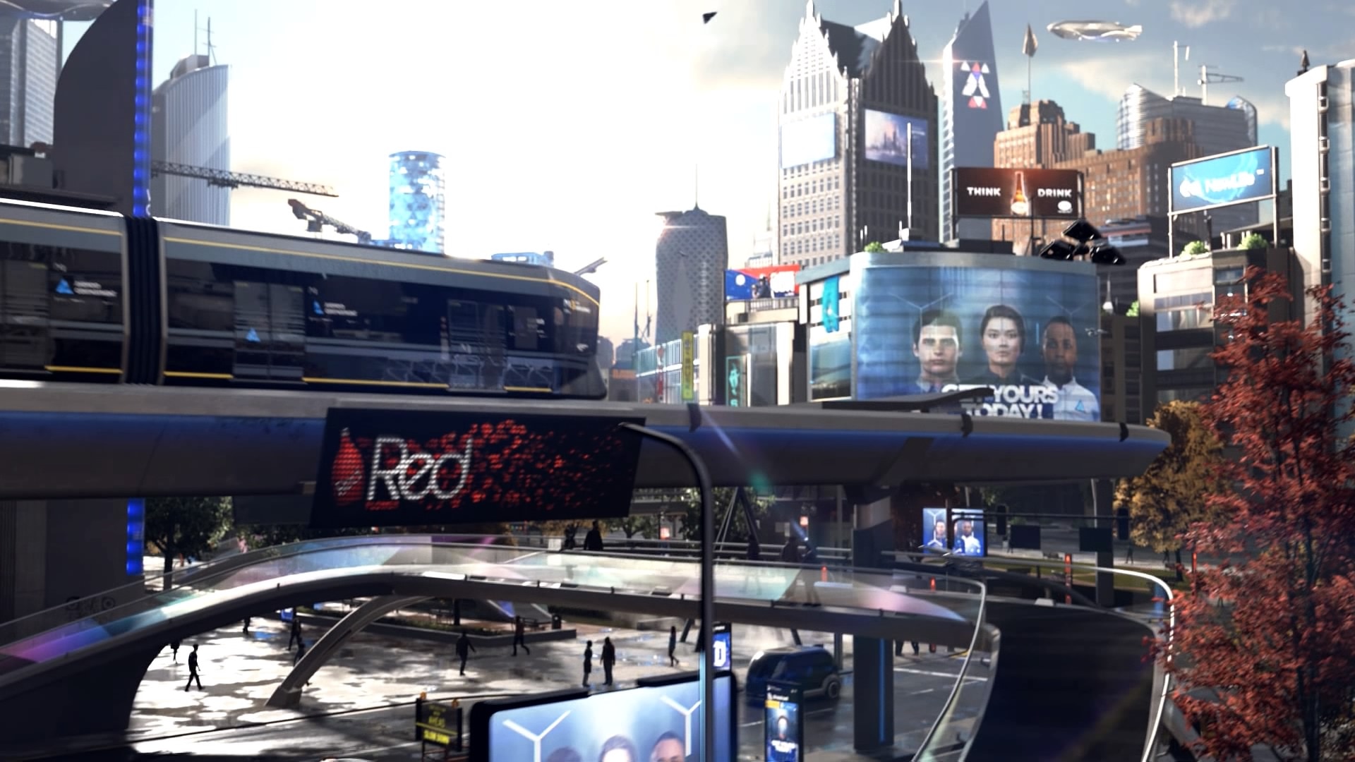 detroit become human wallpaper