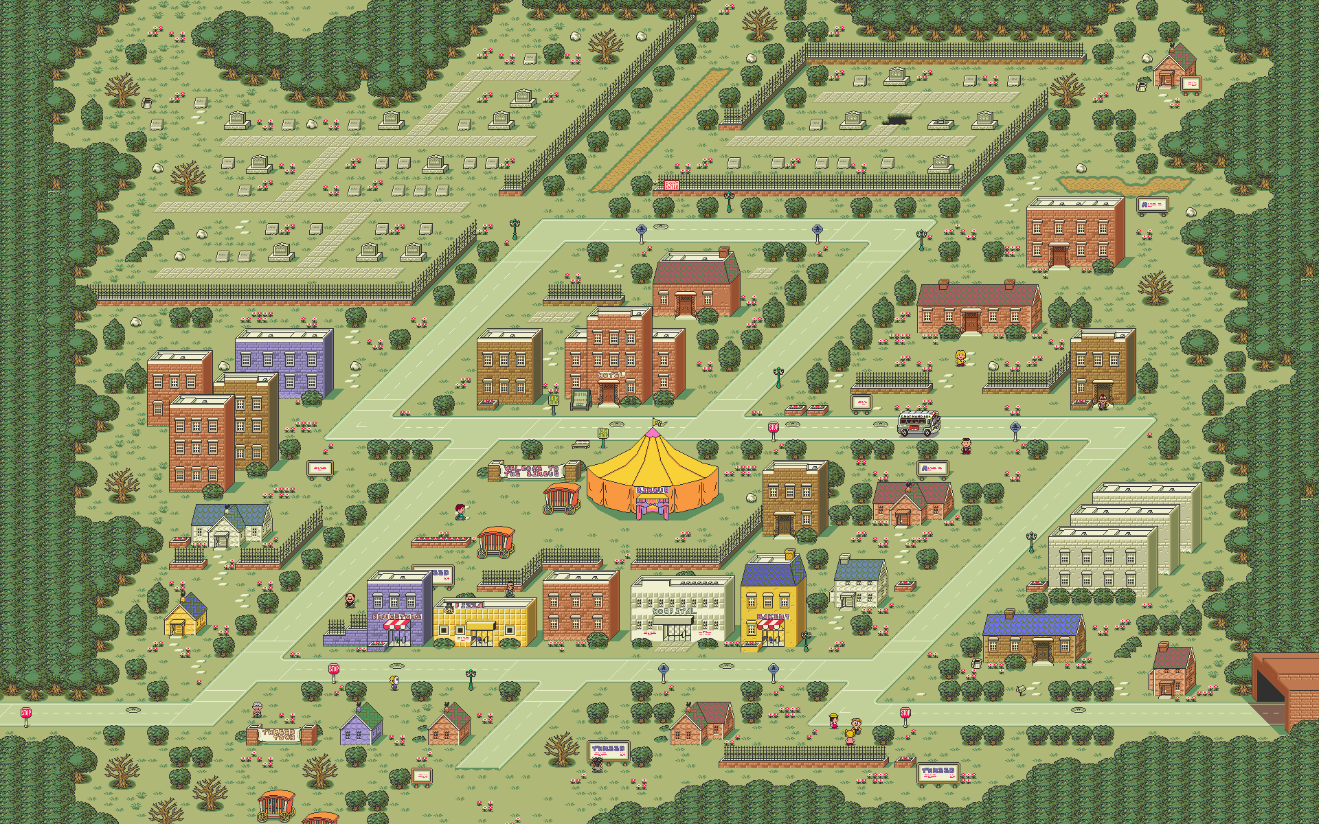 earthbound wallpaper