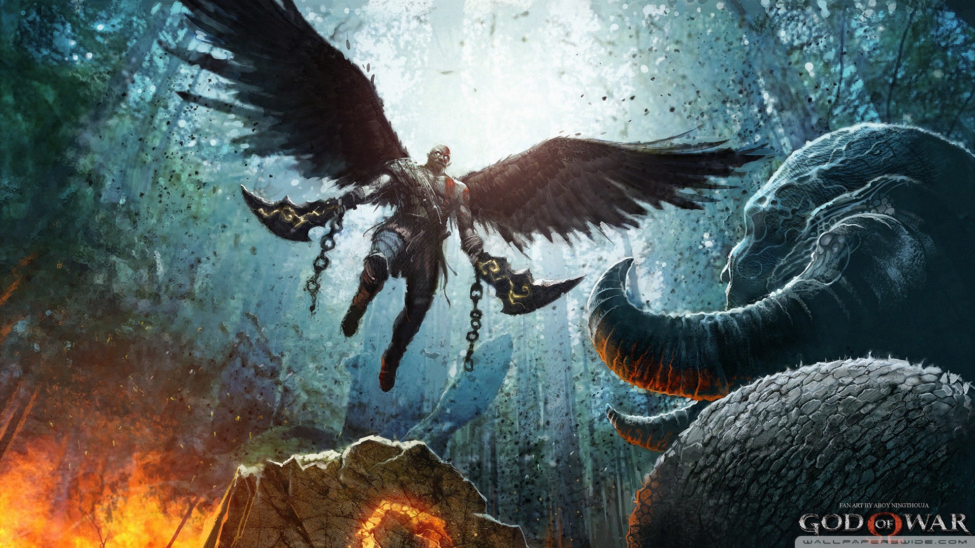 god of war wallpaper