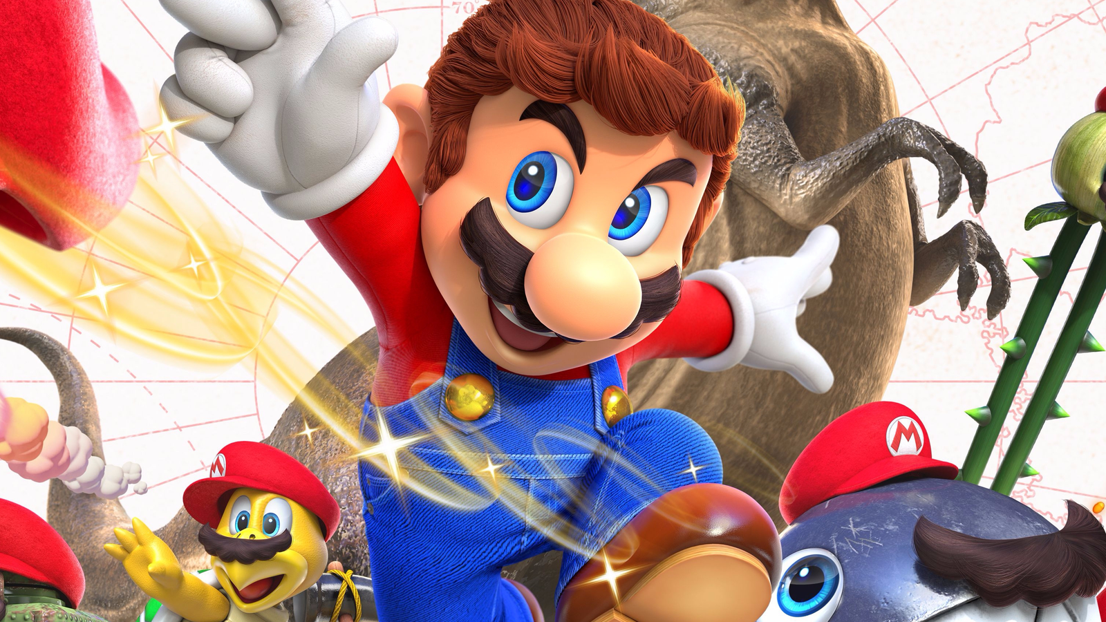 mario odyssey wallpaper