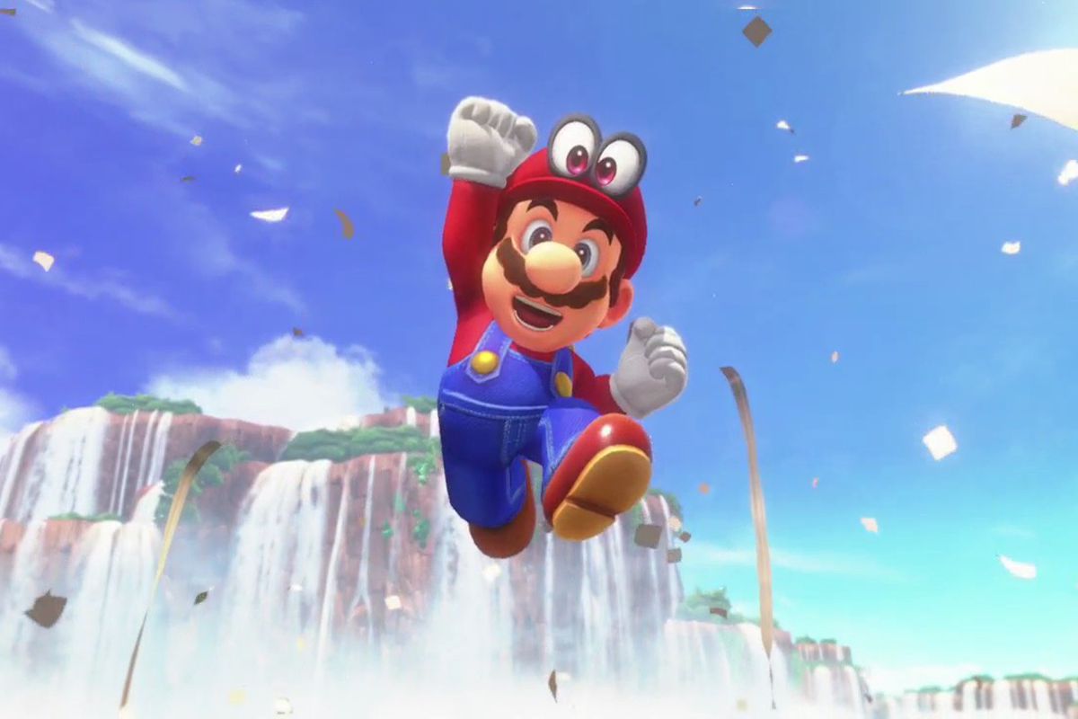 mario odyssey wallpaper