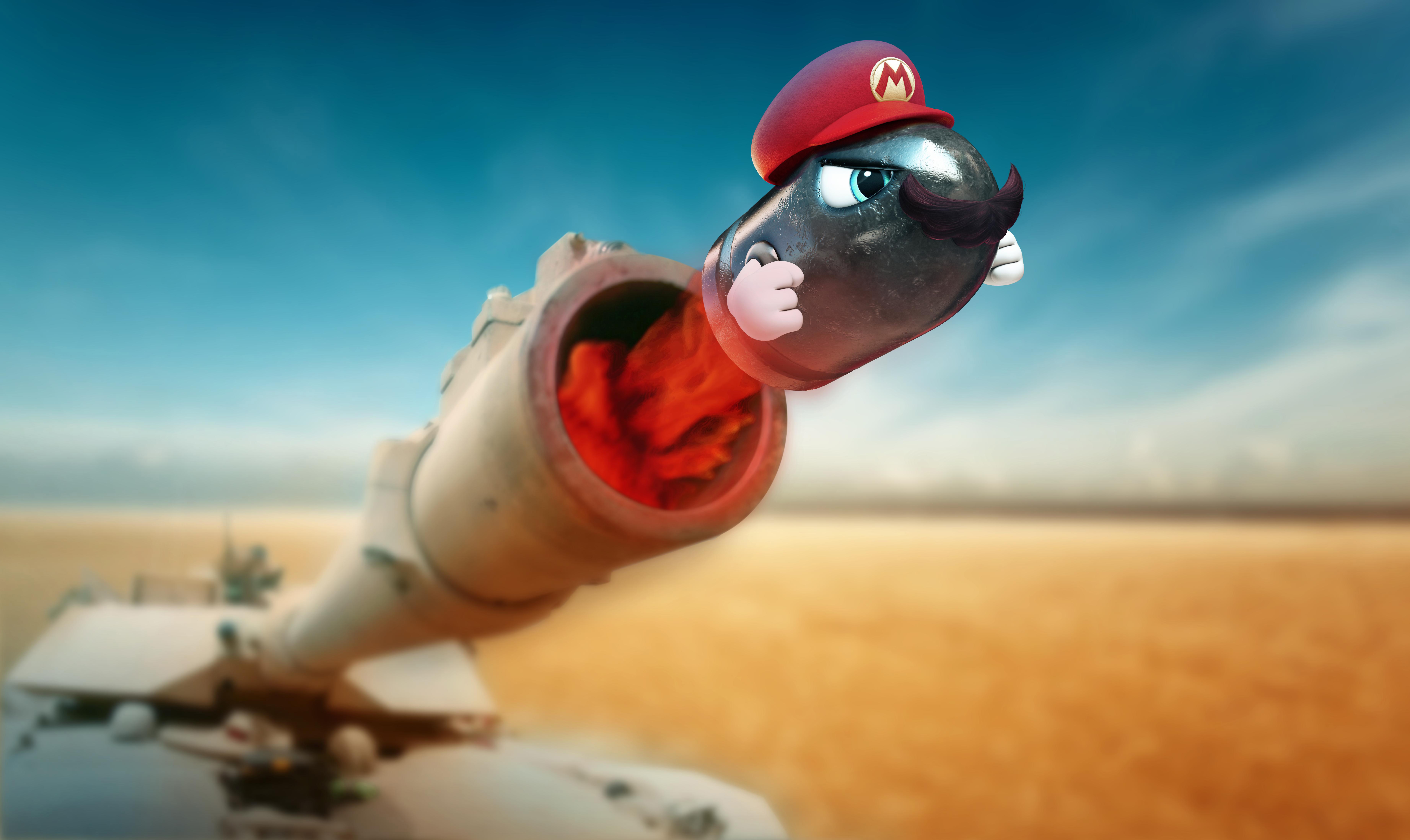 mario odyssey wallpaper