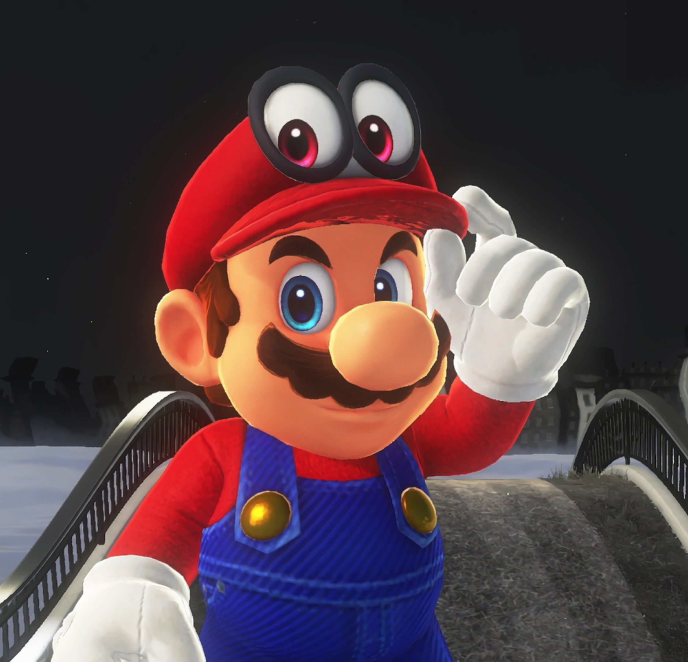 mario odyssey wallpaper