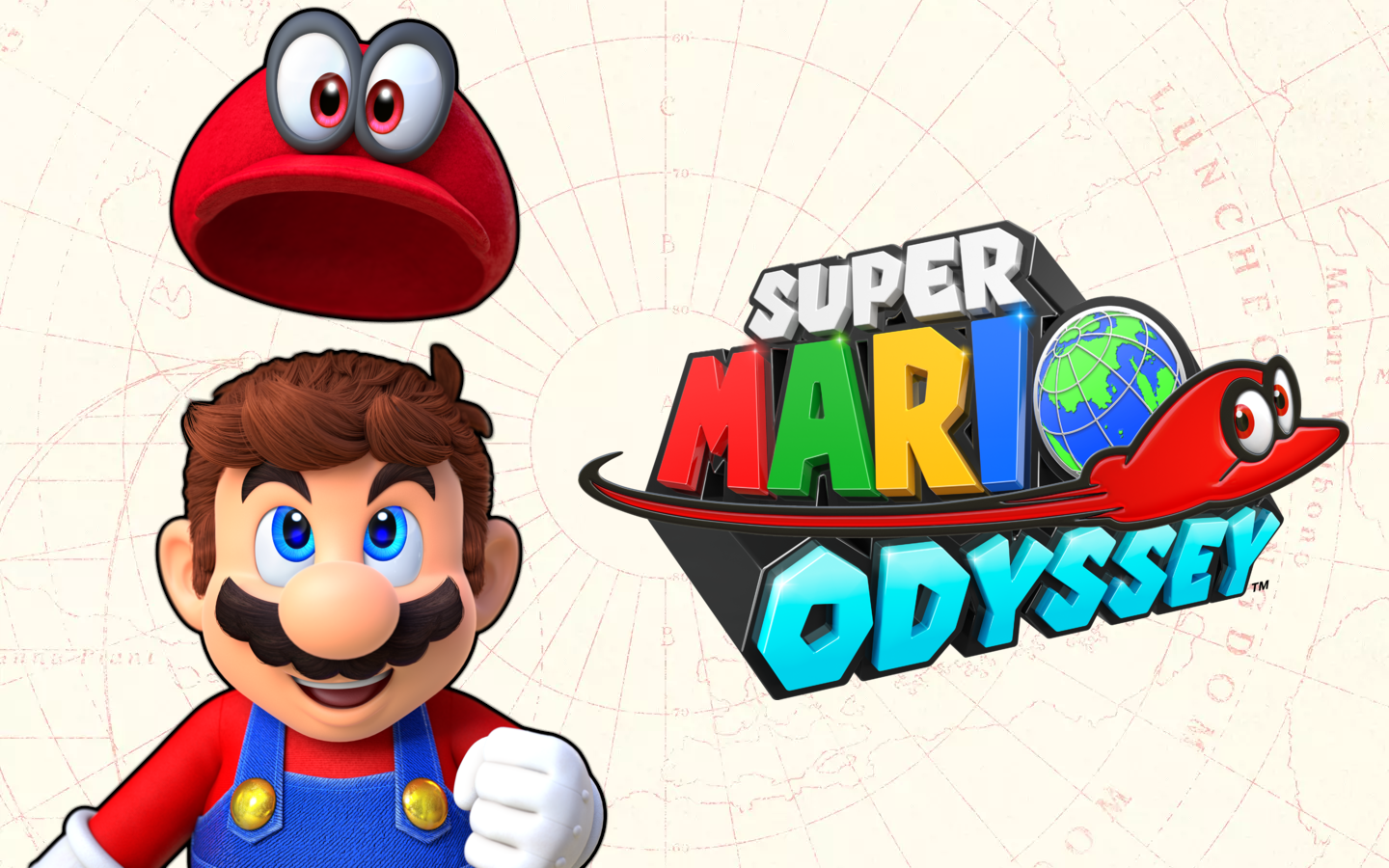 mario odyssey wallpaper