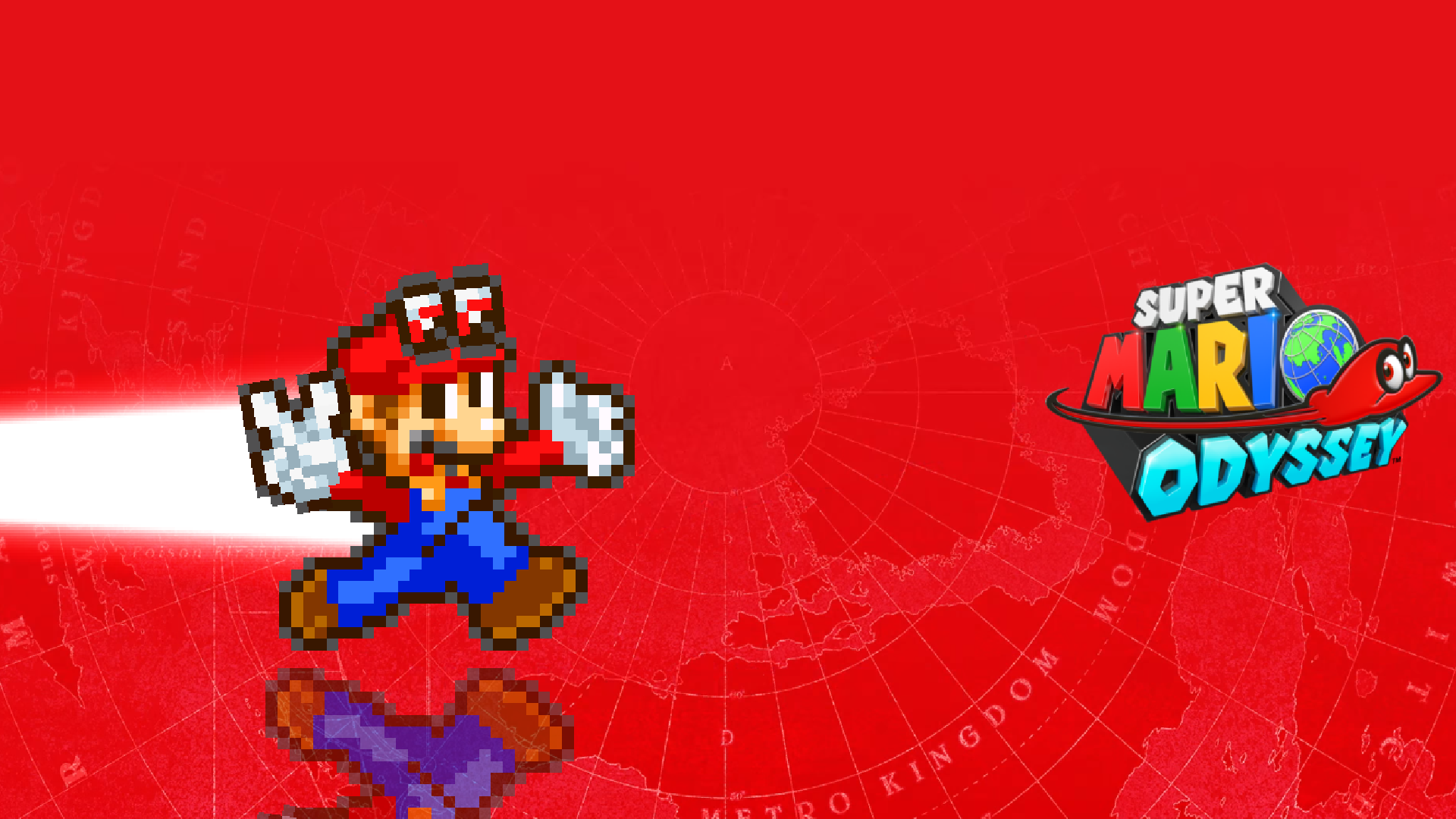 mario odyssey wallpaper