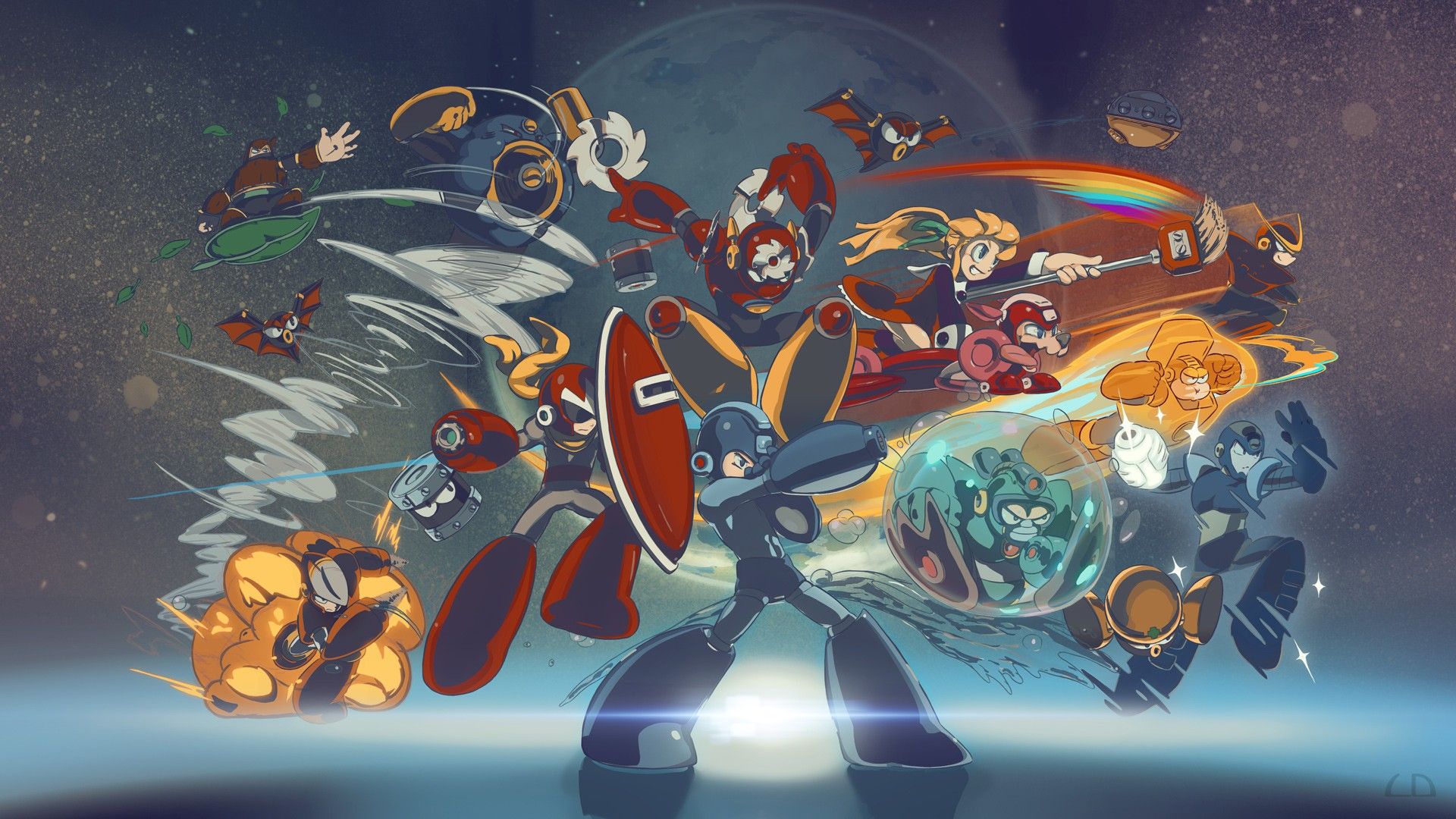 megaman wallpaper
