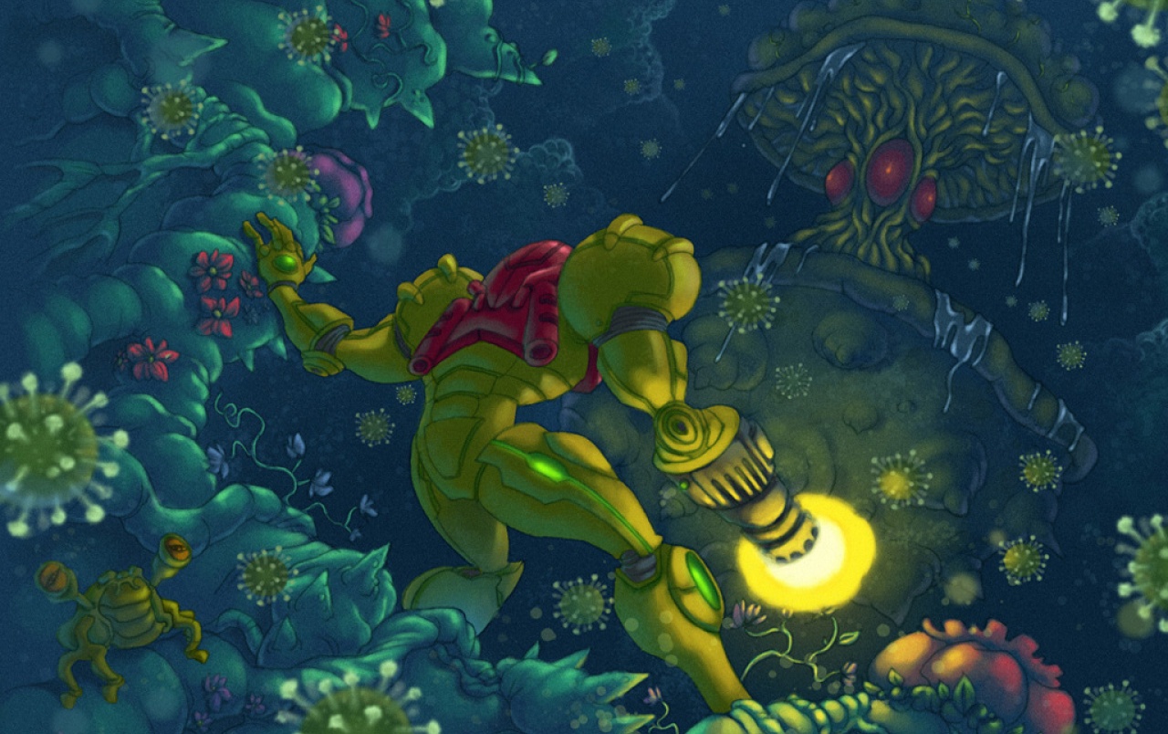 metroid wallpaper