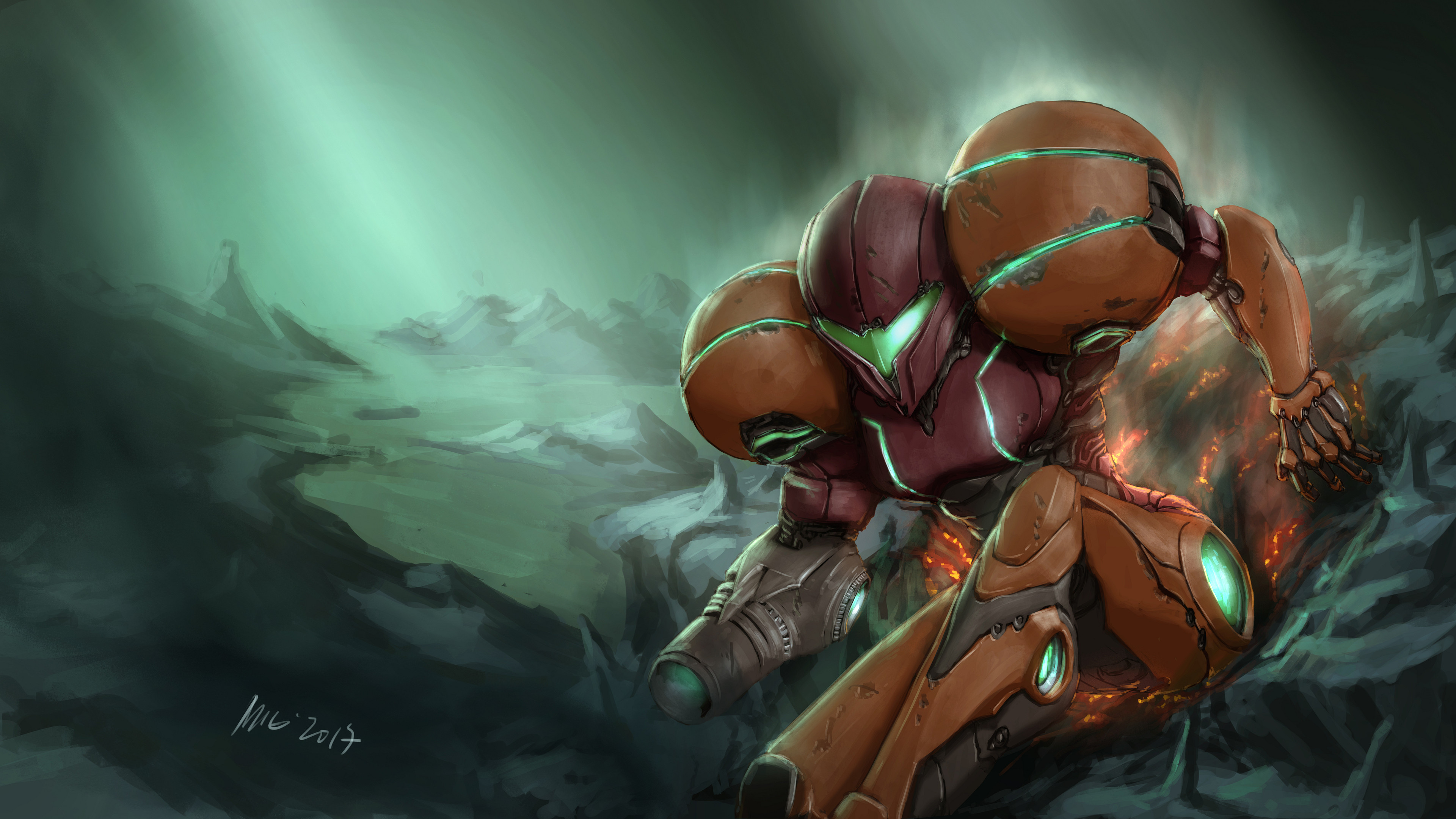 metroid wallpaper