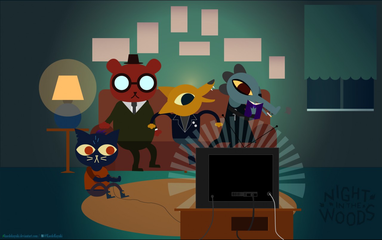 night in the woods wallpaper