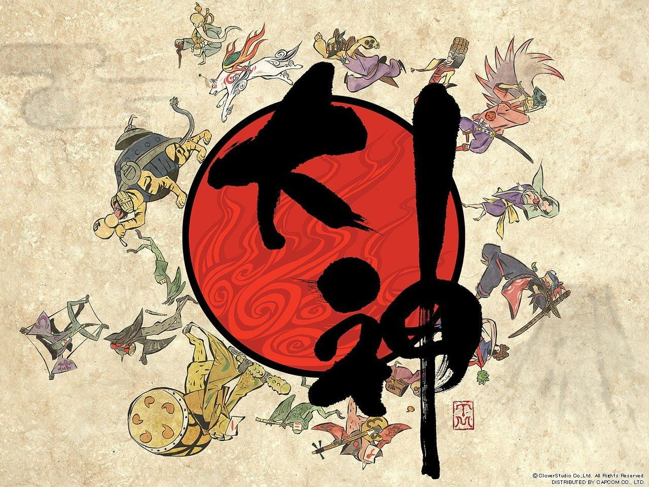 okami wallpaper