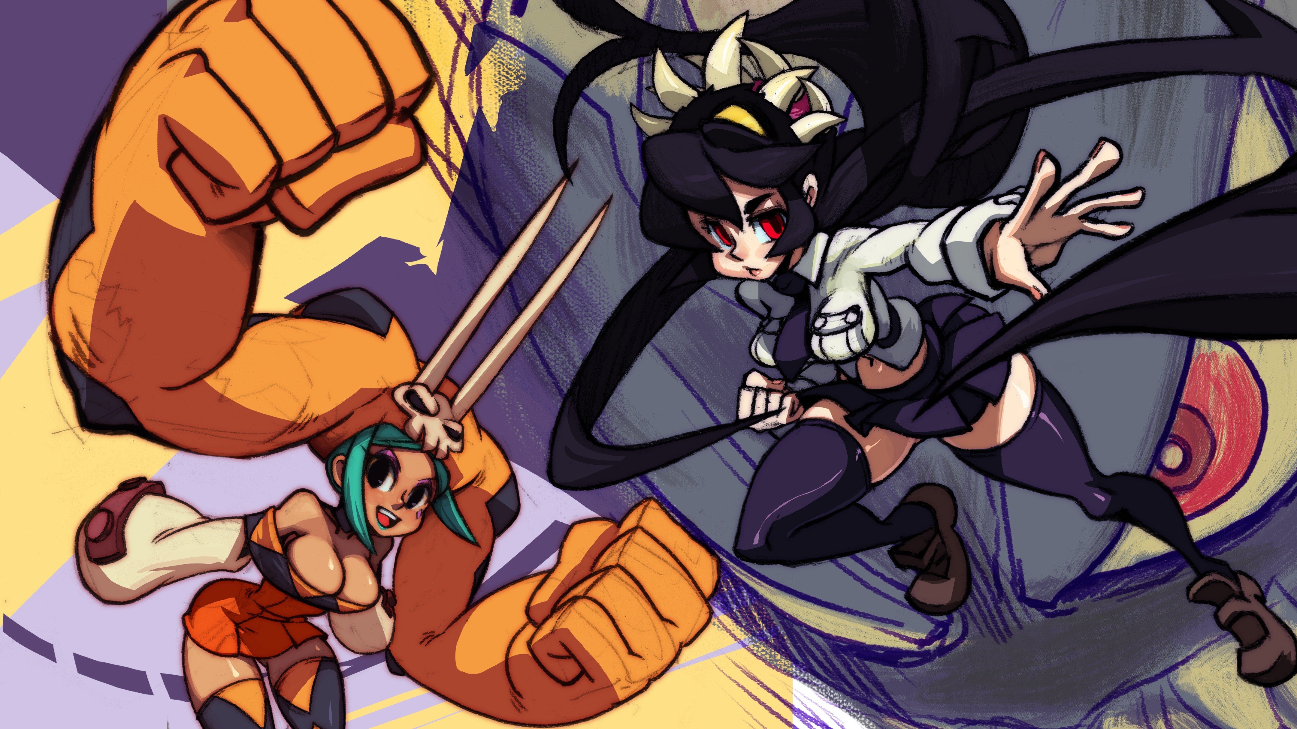 skullgirls wallpaper