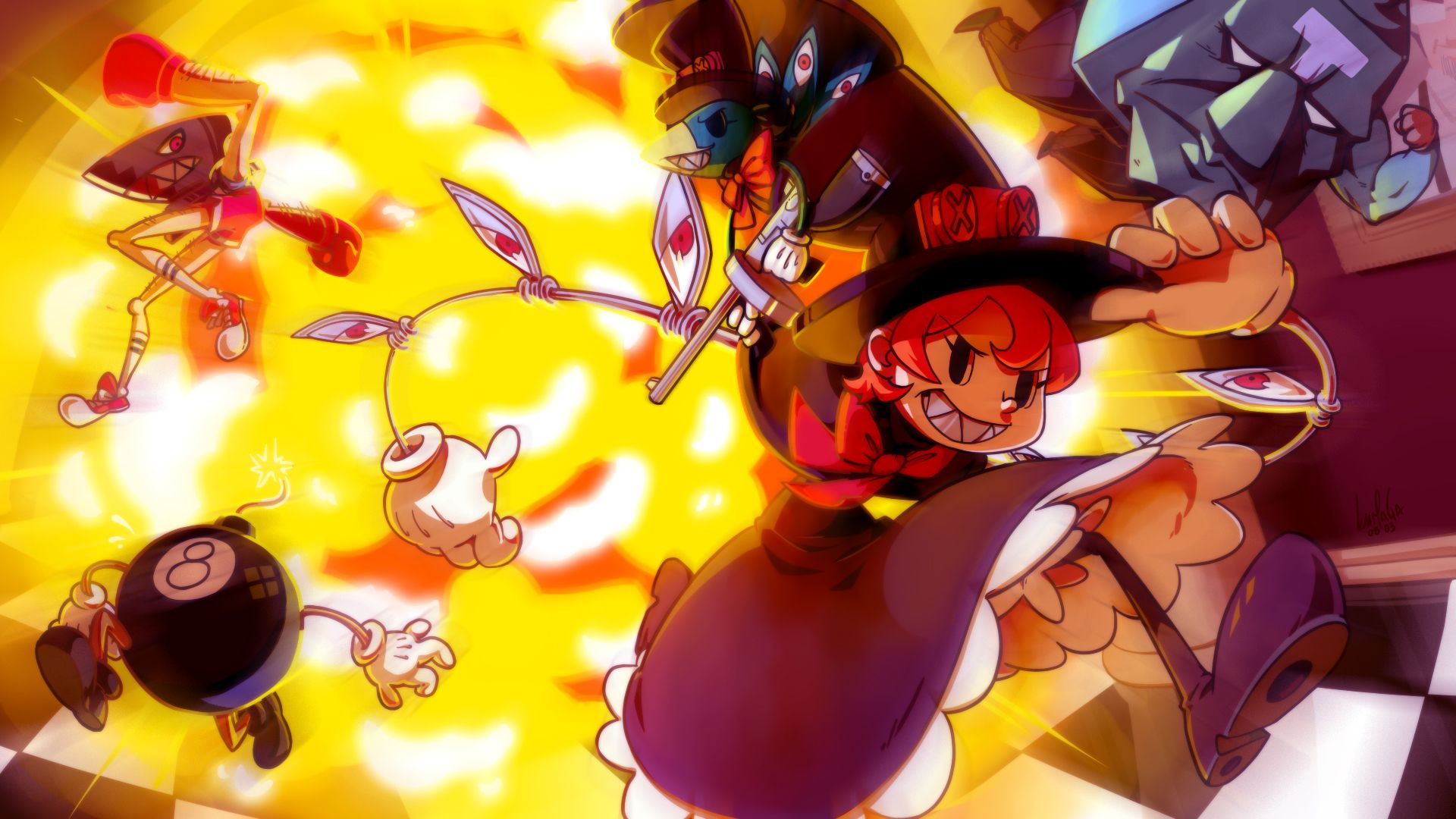 skullgirls wallpaper