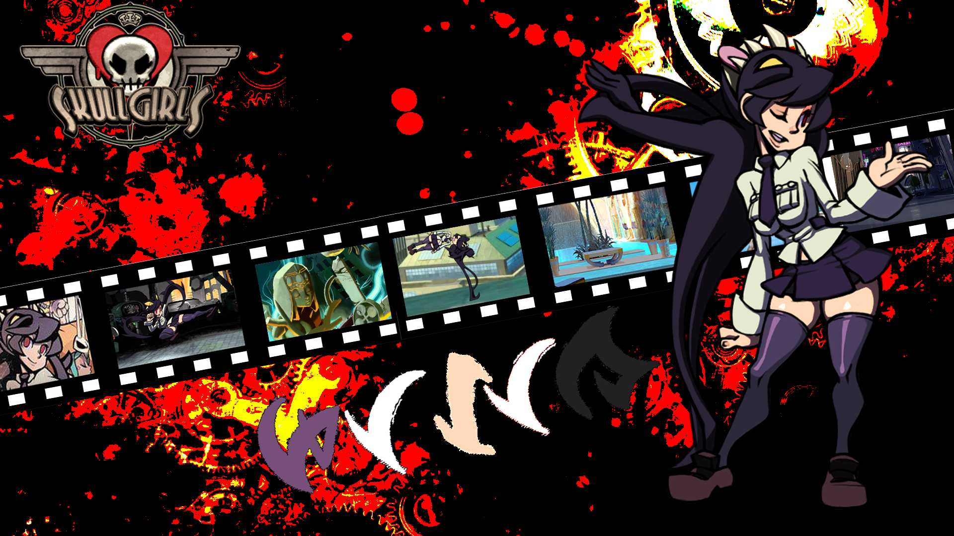 skullgirls wallpaper