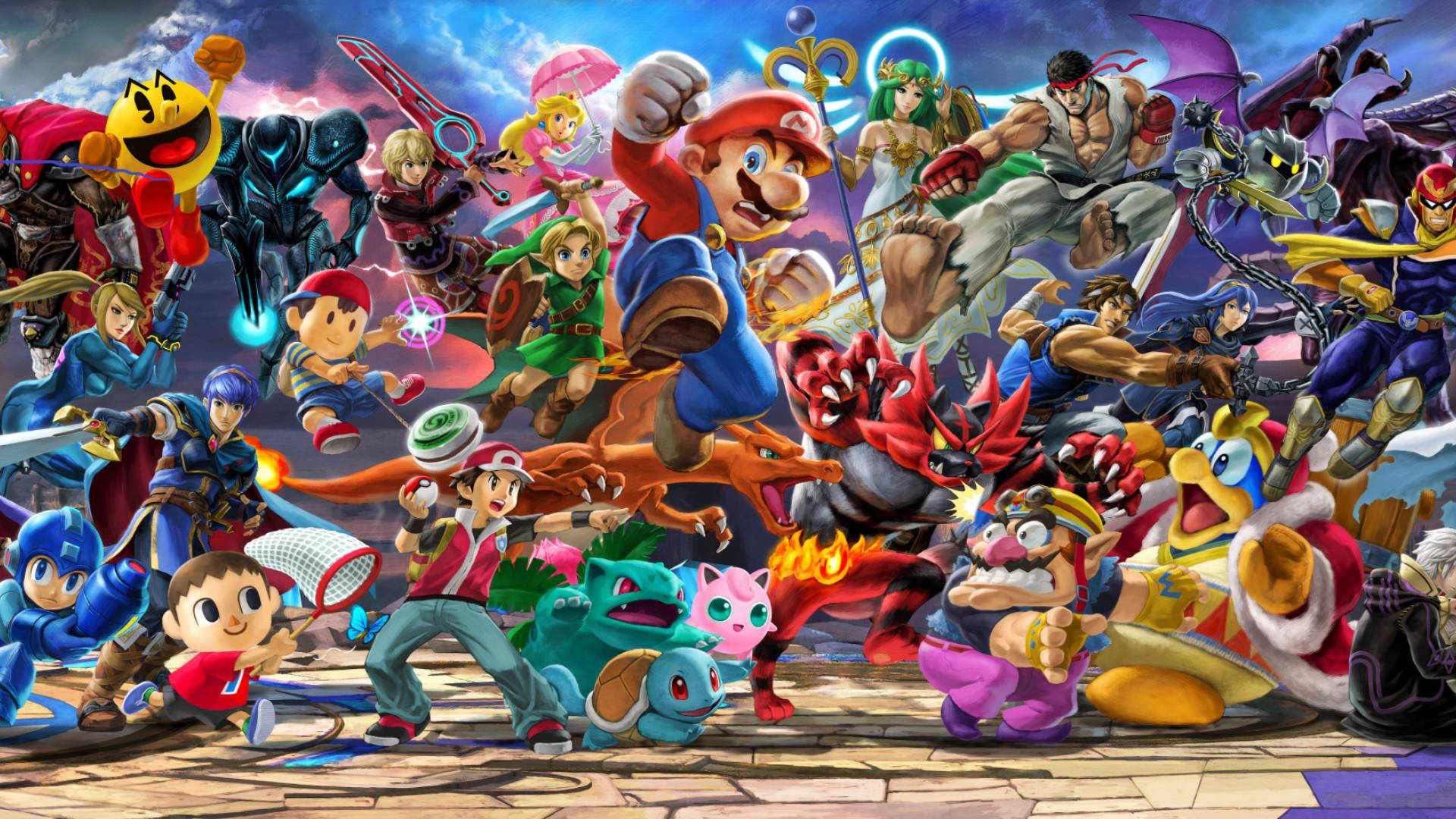smash bros wallpaper