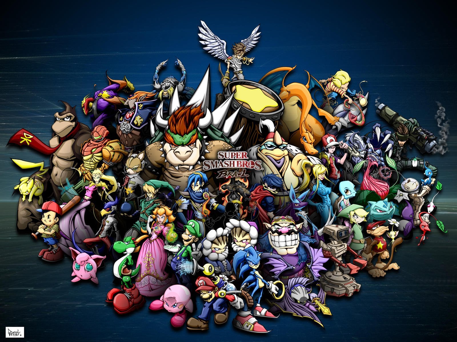 smash bros wallpaper
