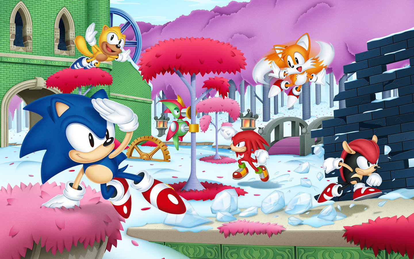 sonic mania wallpaper