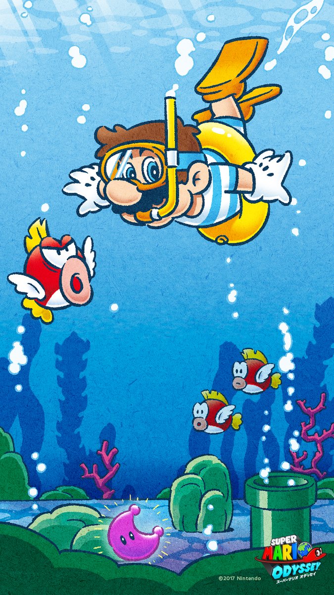 super mario odyssey wallpaper
