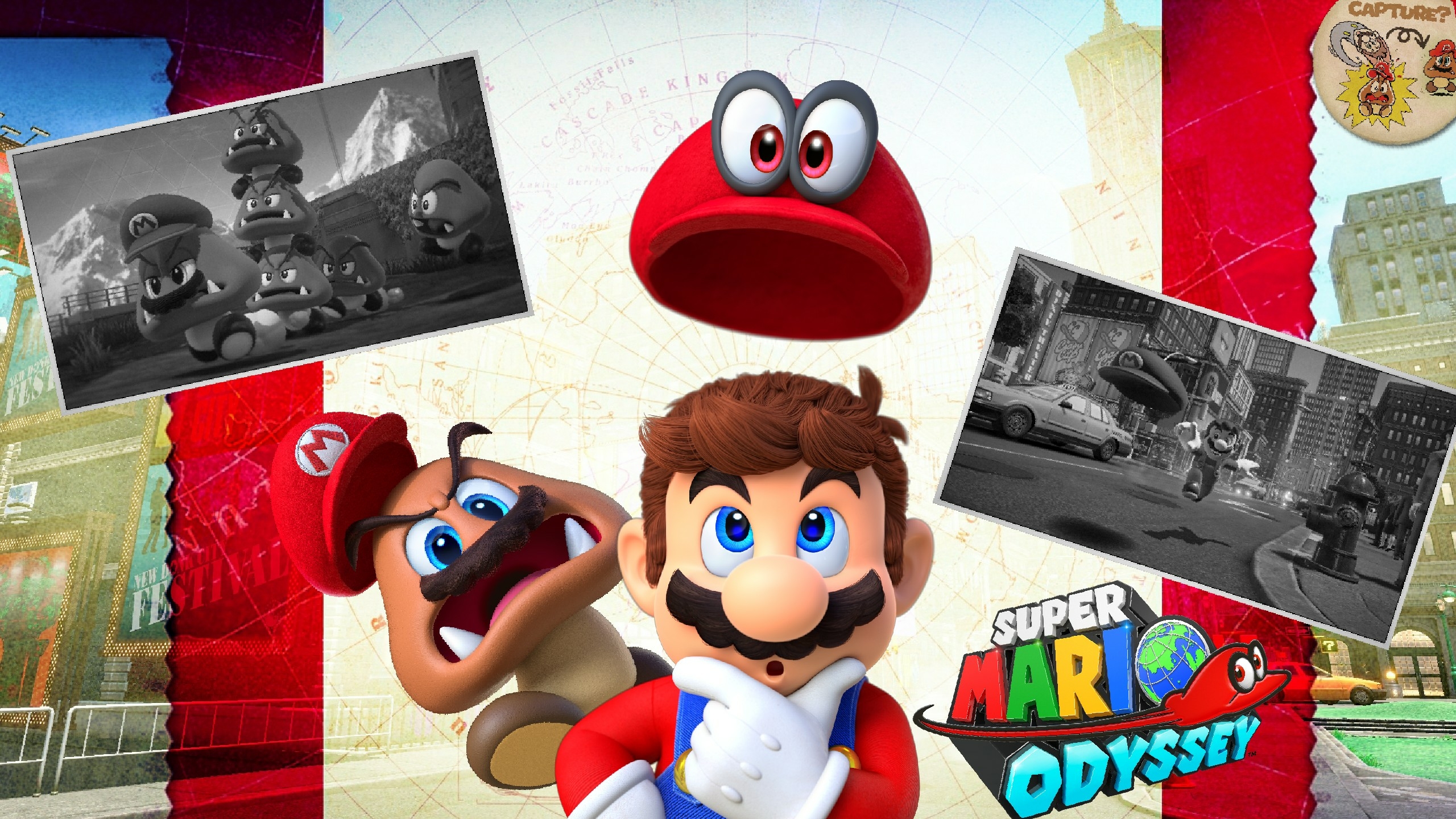 super mario odyssey wallpaper