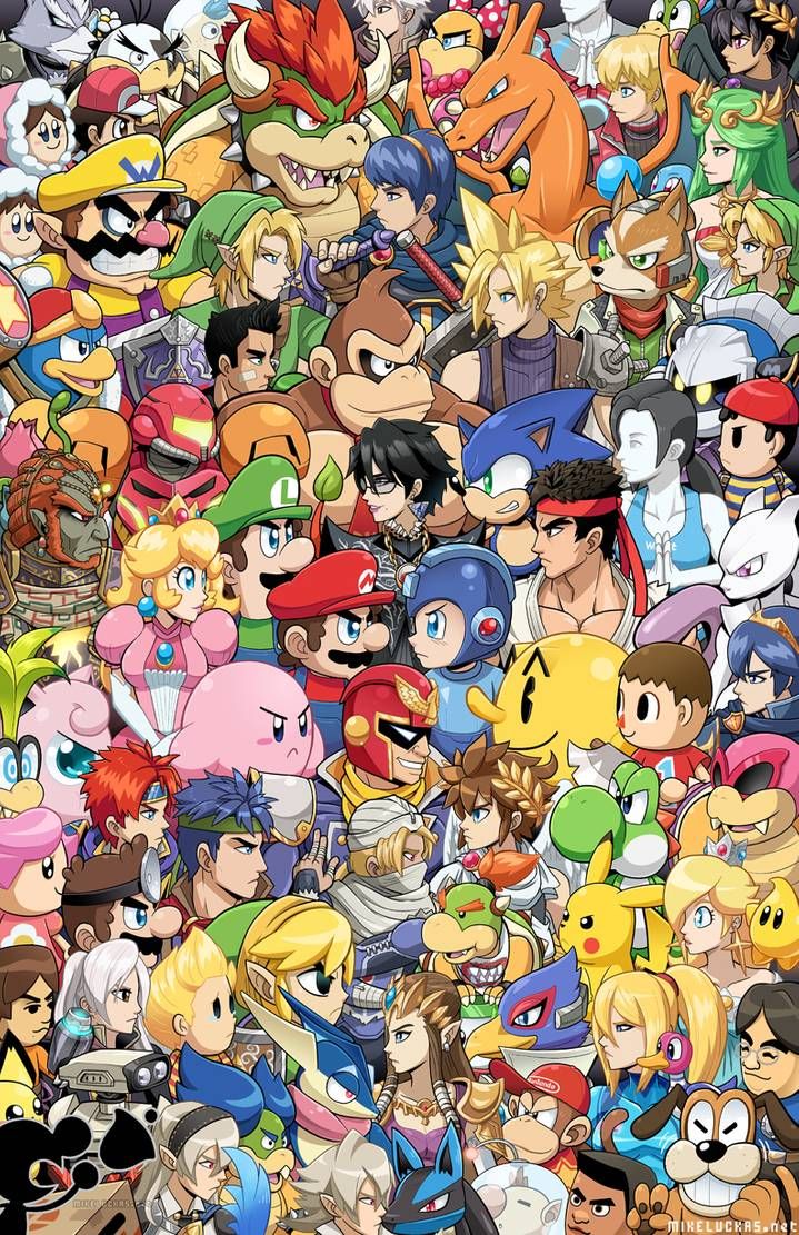 super smash bros wallpaper
