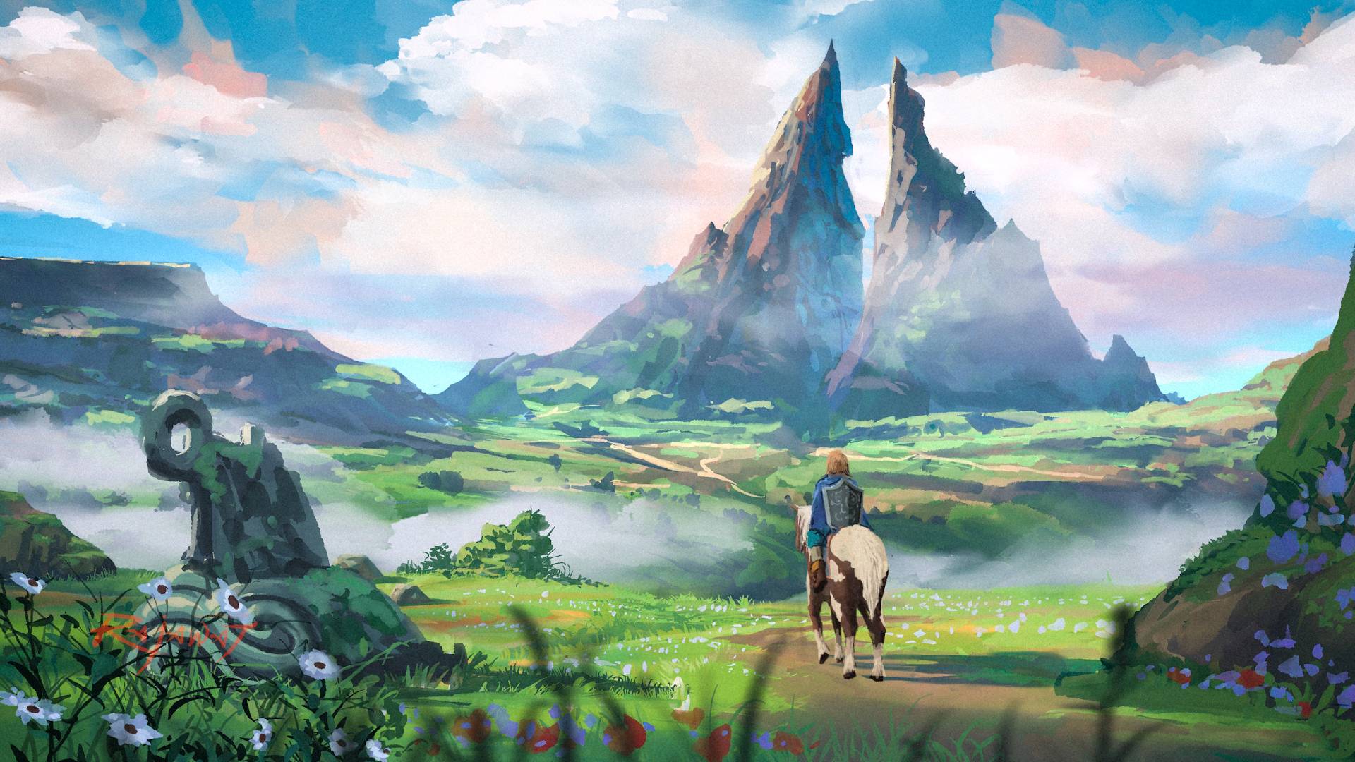 zelda breath of the wild wallpaper