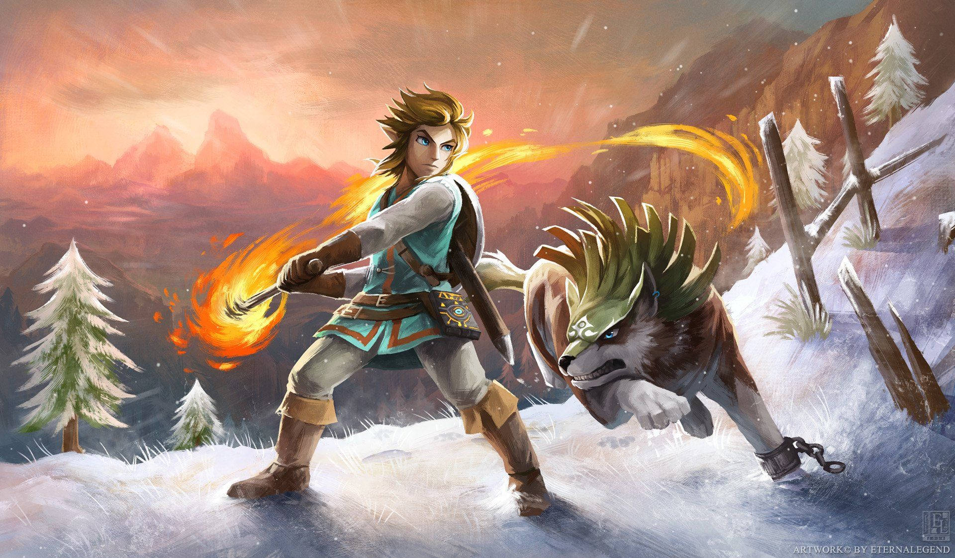 zelda breath of the wild wallpaper