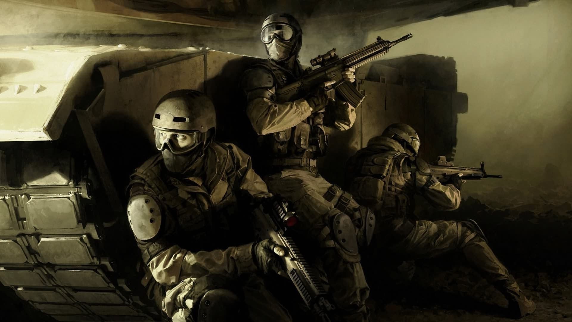 military wallpaper