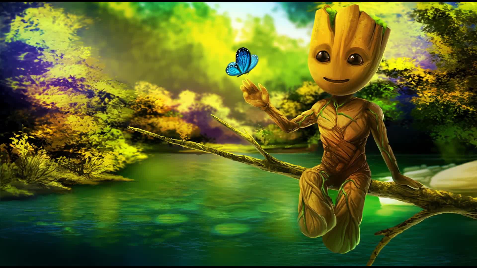 baby groot wallpaper