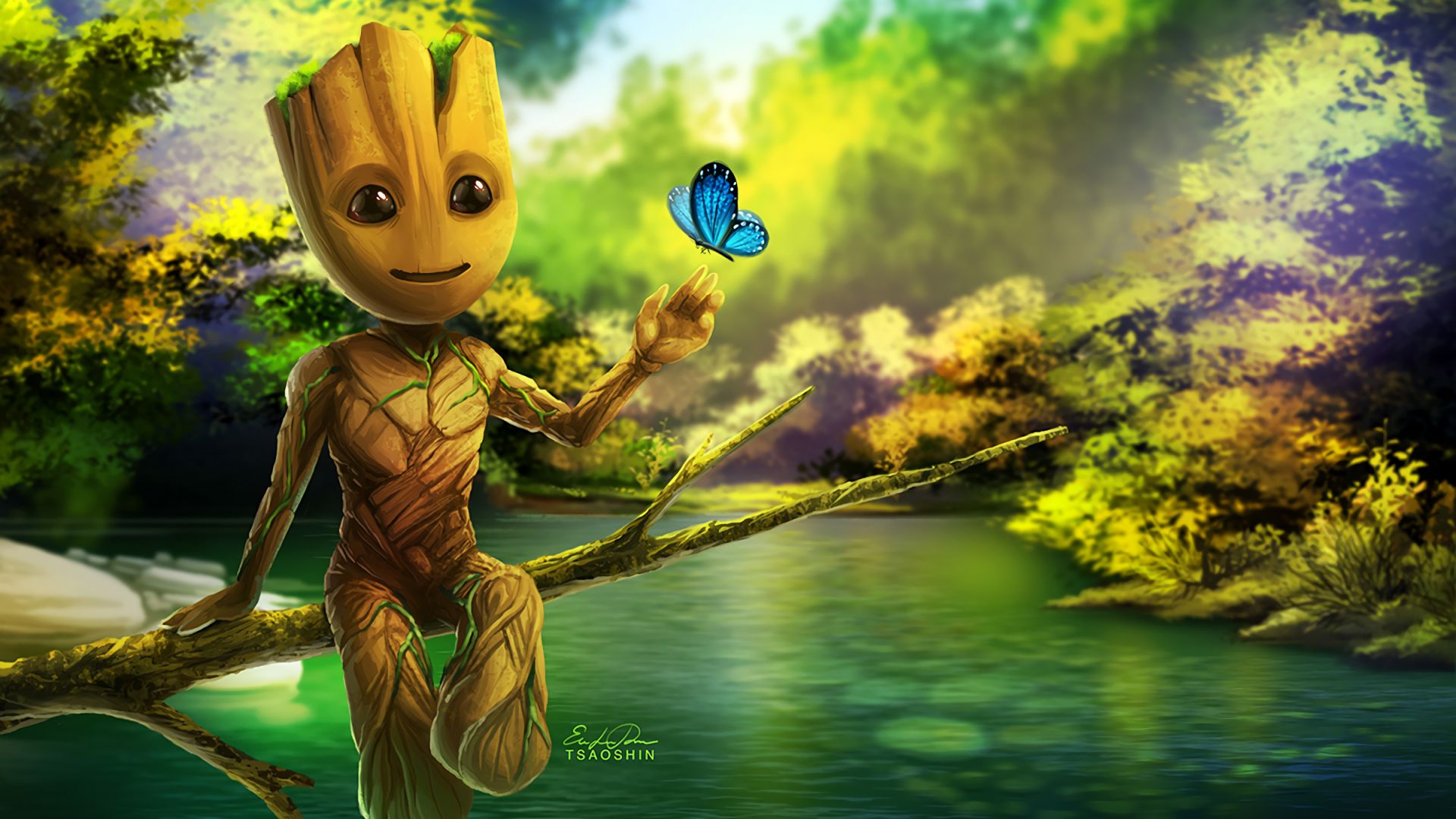 baby groot wallpaper