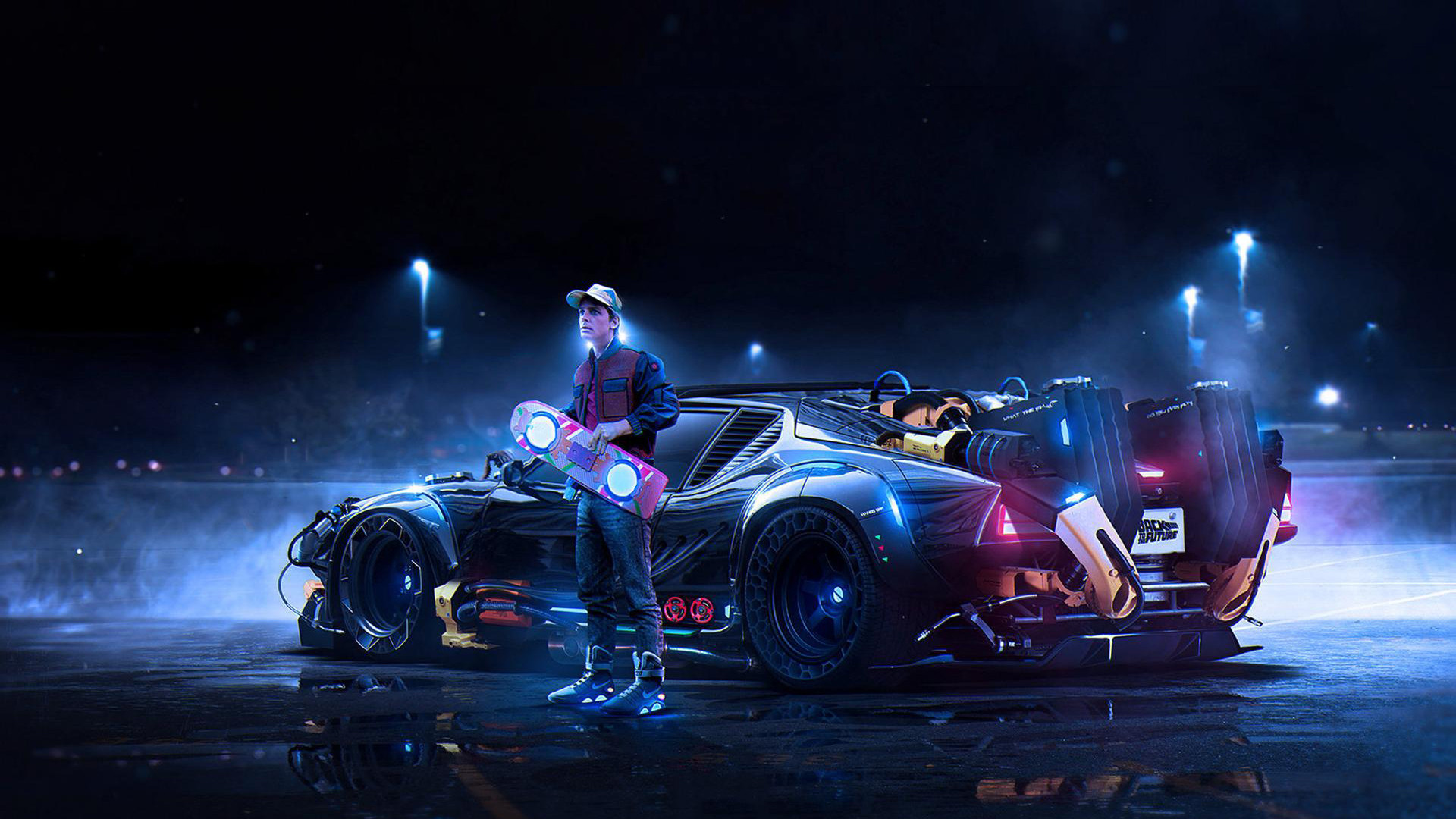 back to the future wallpaper