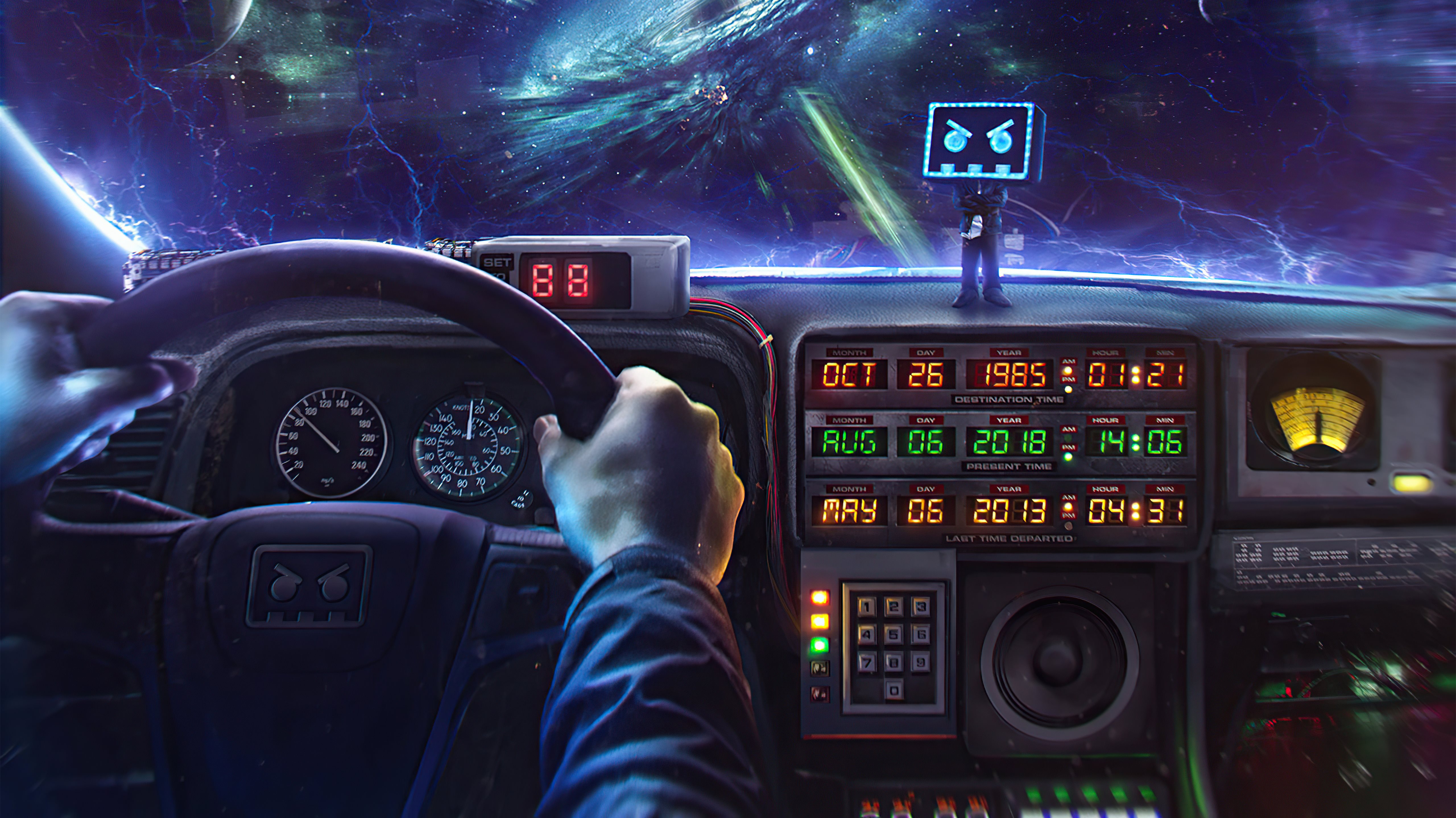 back to the future wallpaper