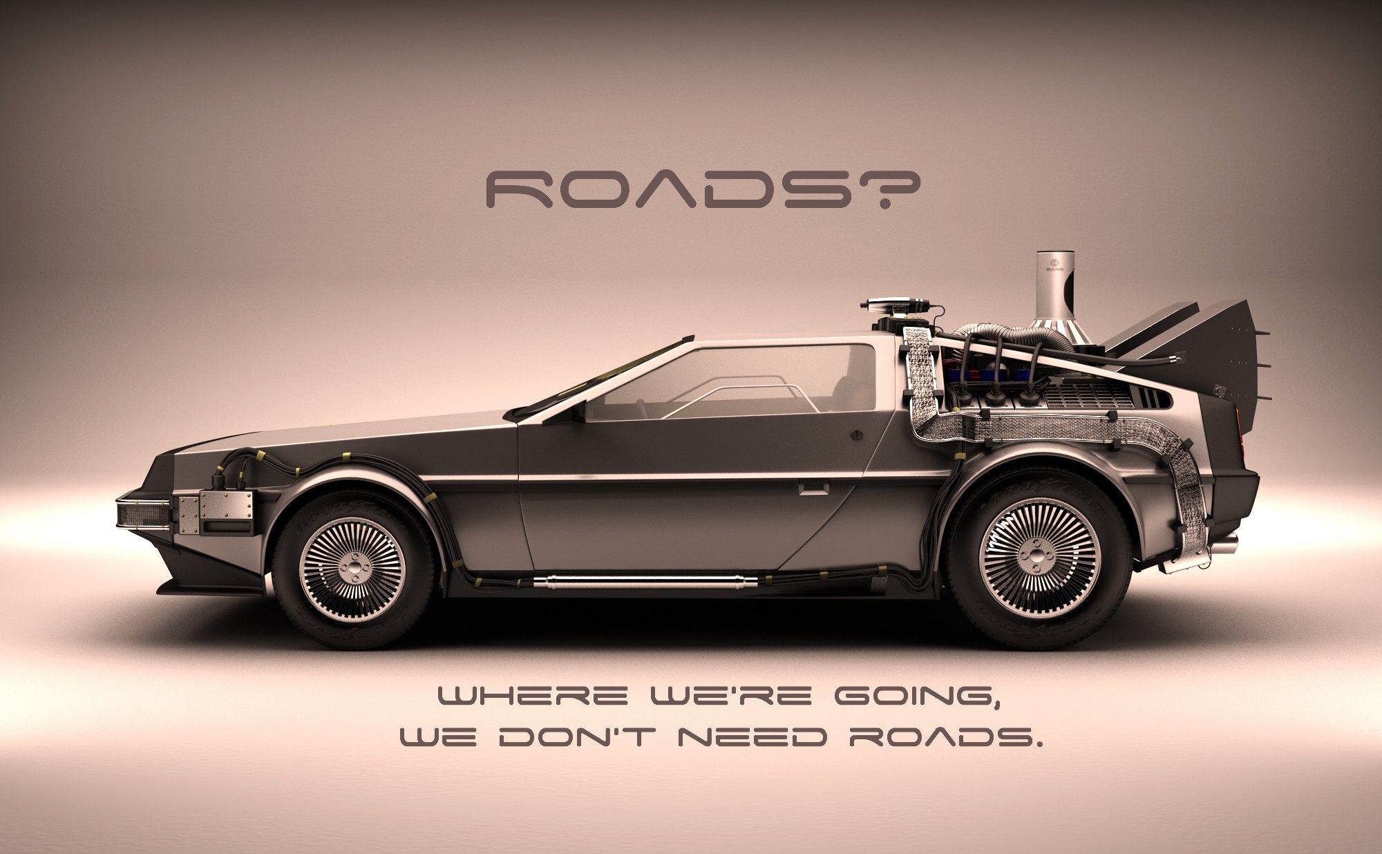 back to the future wallpaper