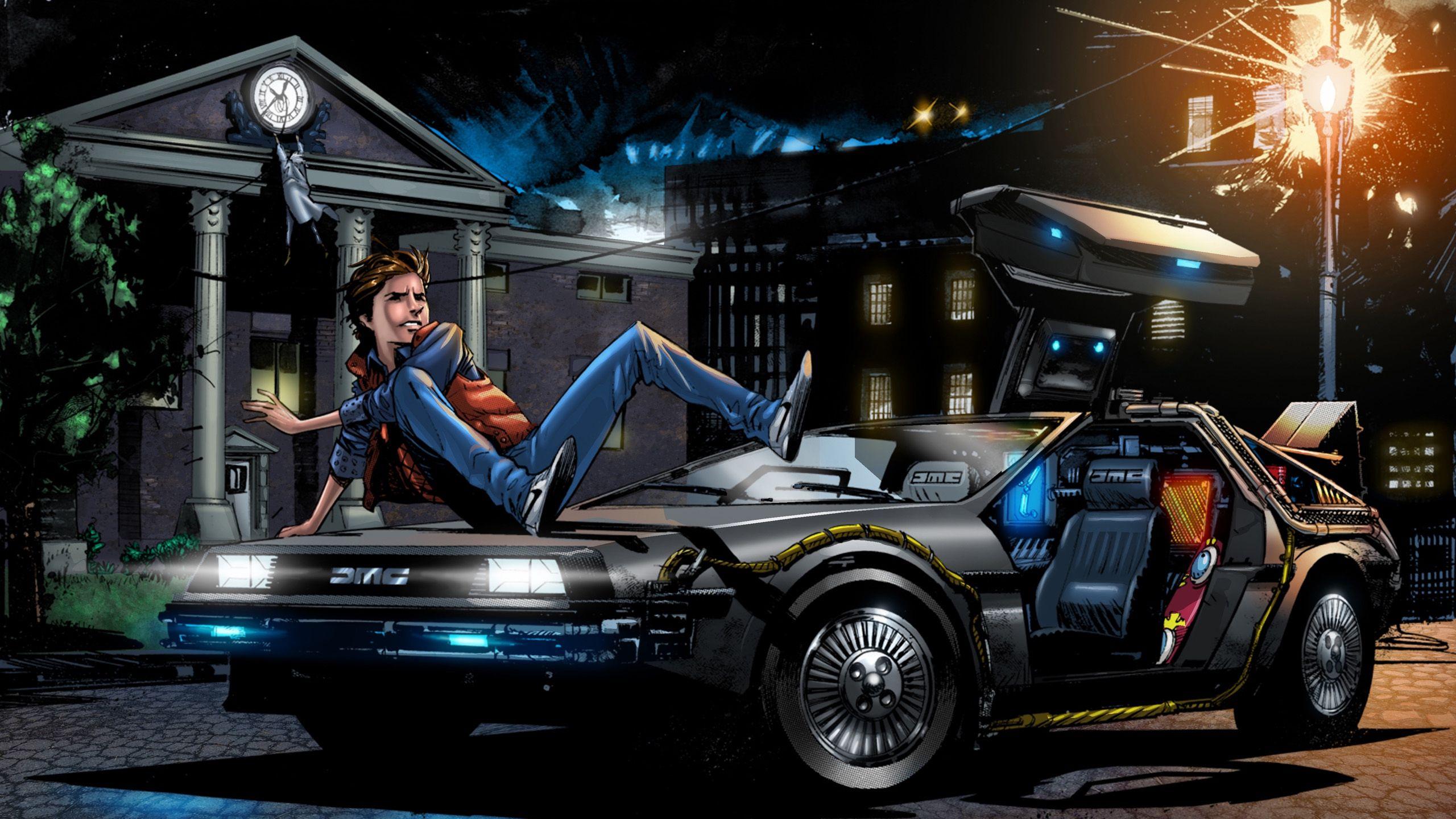 back to the future wallpaper