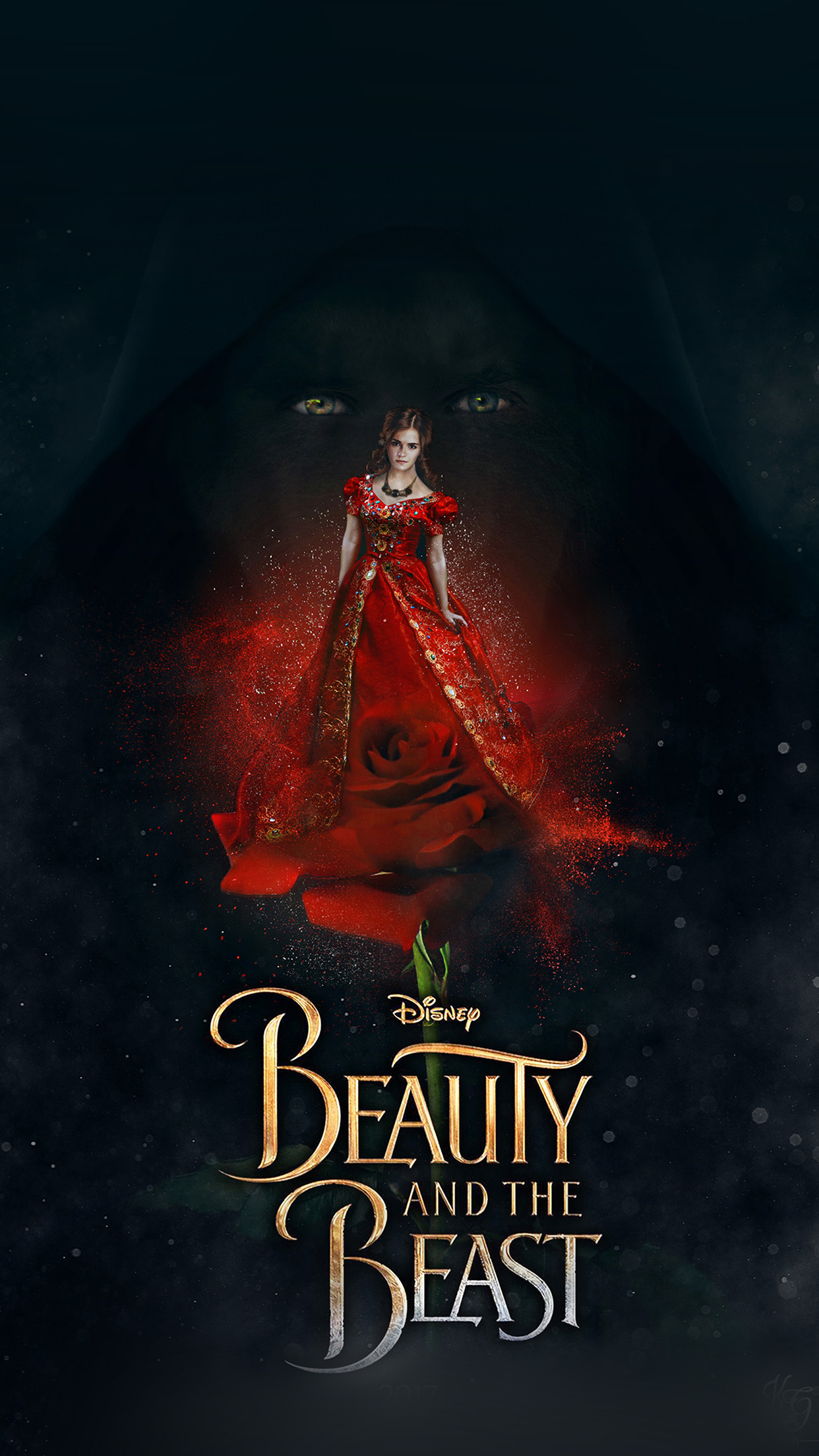 beauty and the beast wallpaper