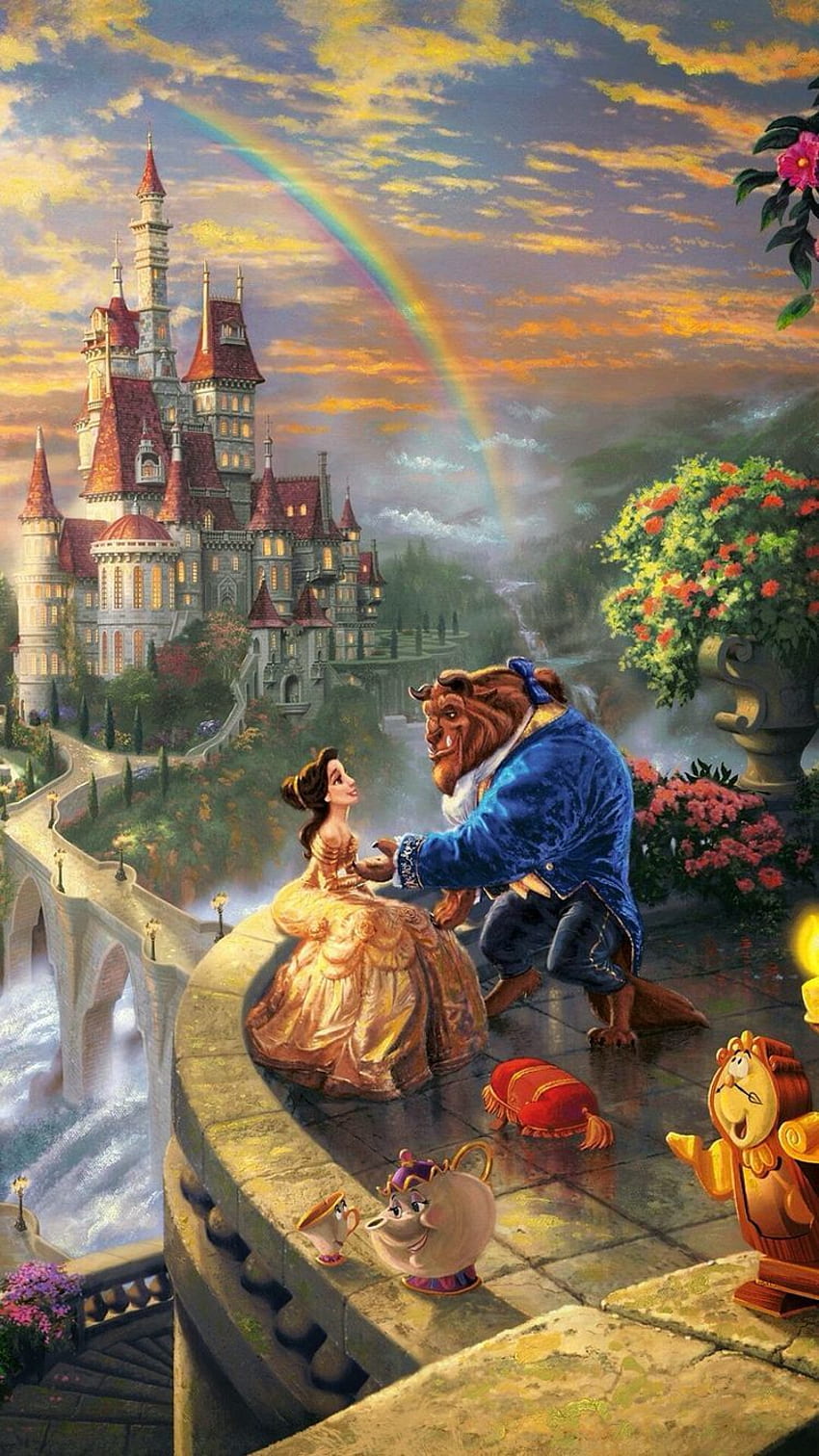 beauty and the beast wallpaper