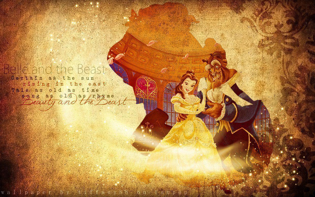 beauty and the beast wallpaper