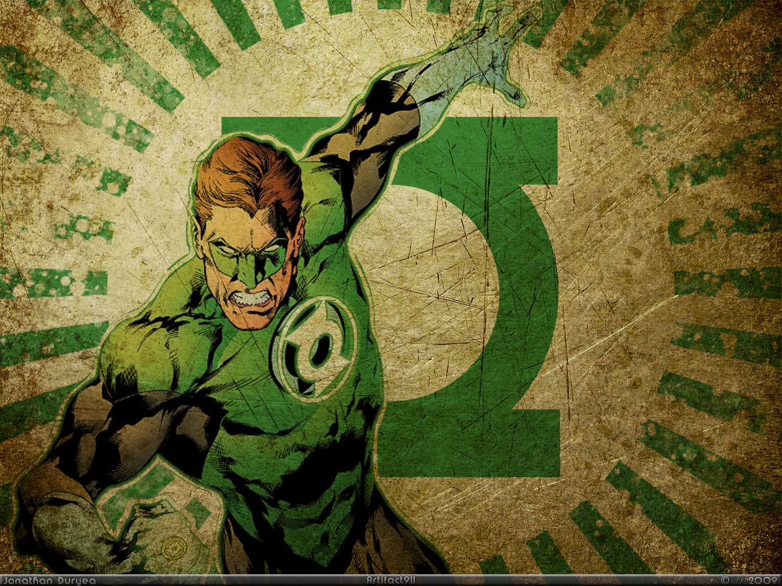 green lantern wallpaper