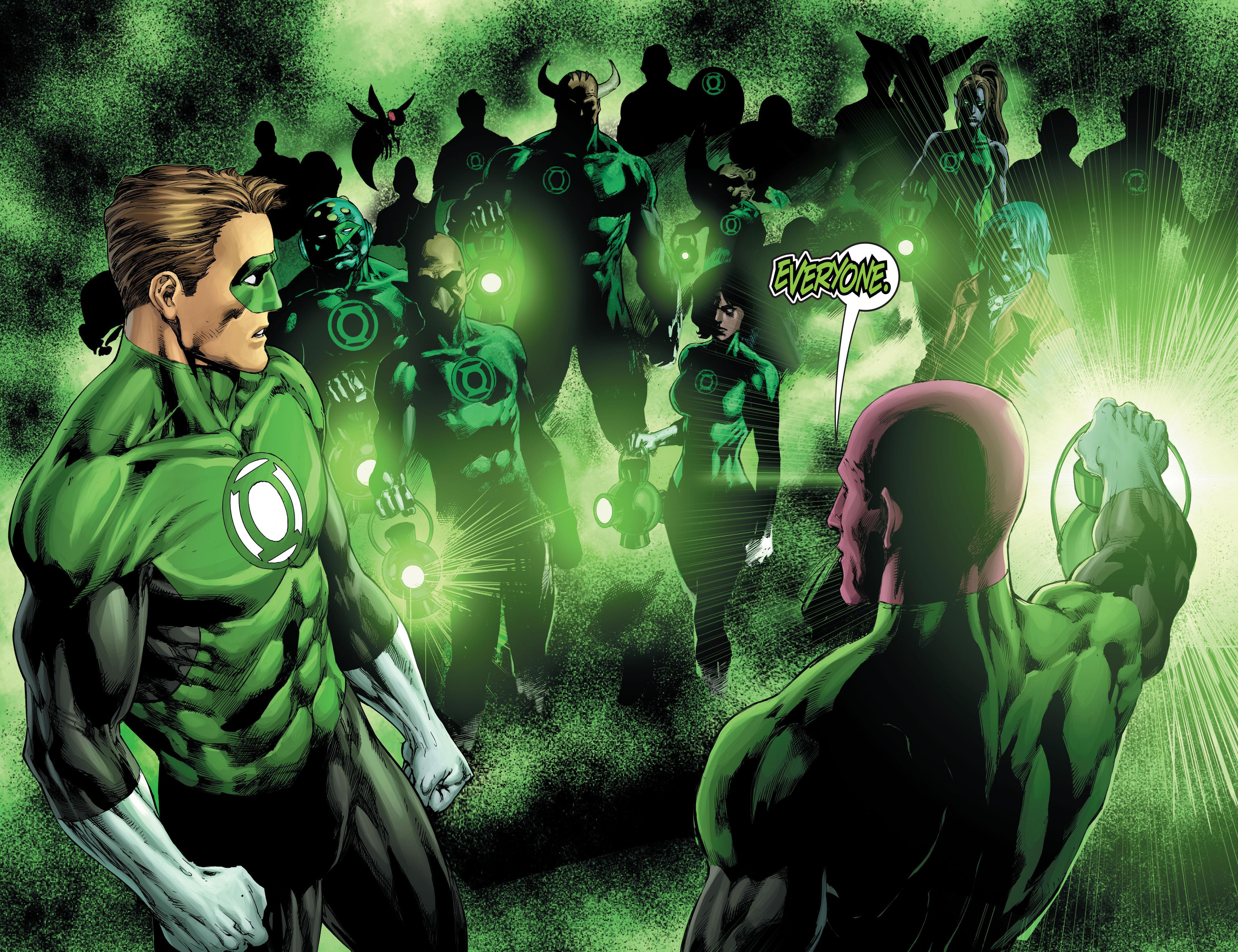 green lantern wallpaper