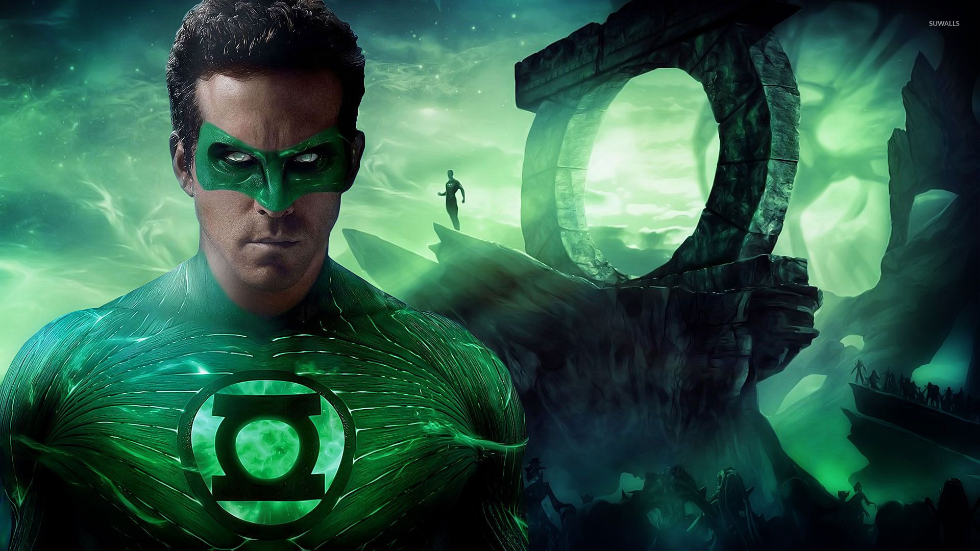 green lantern wallpaper