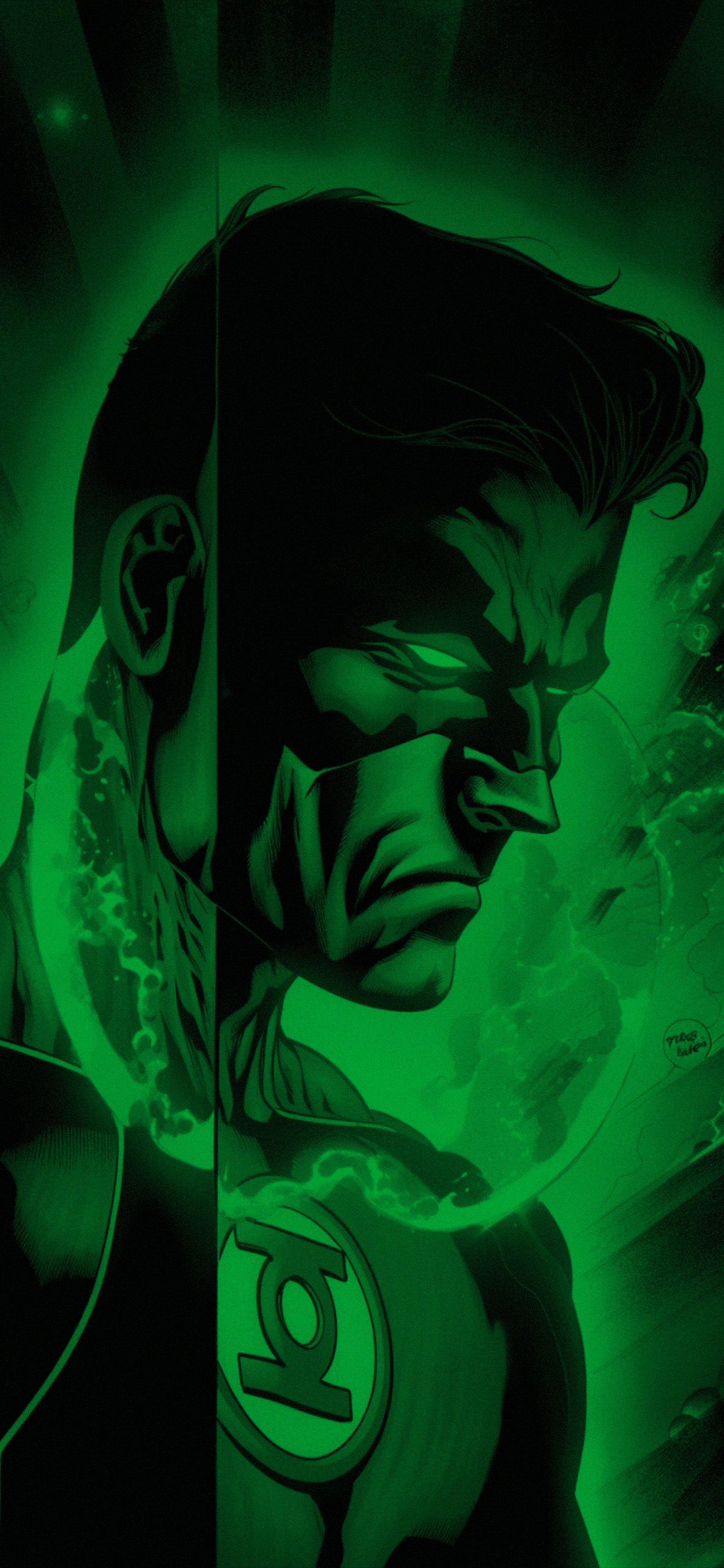 green lantern wallpaper