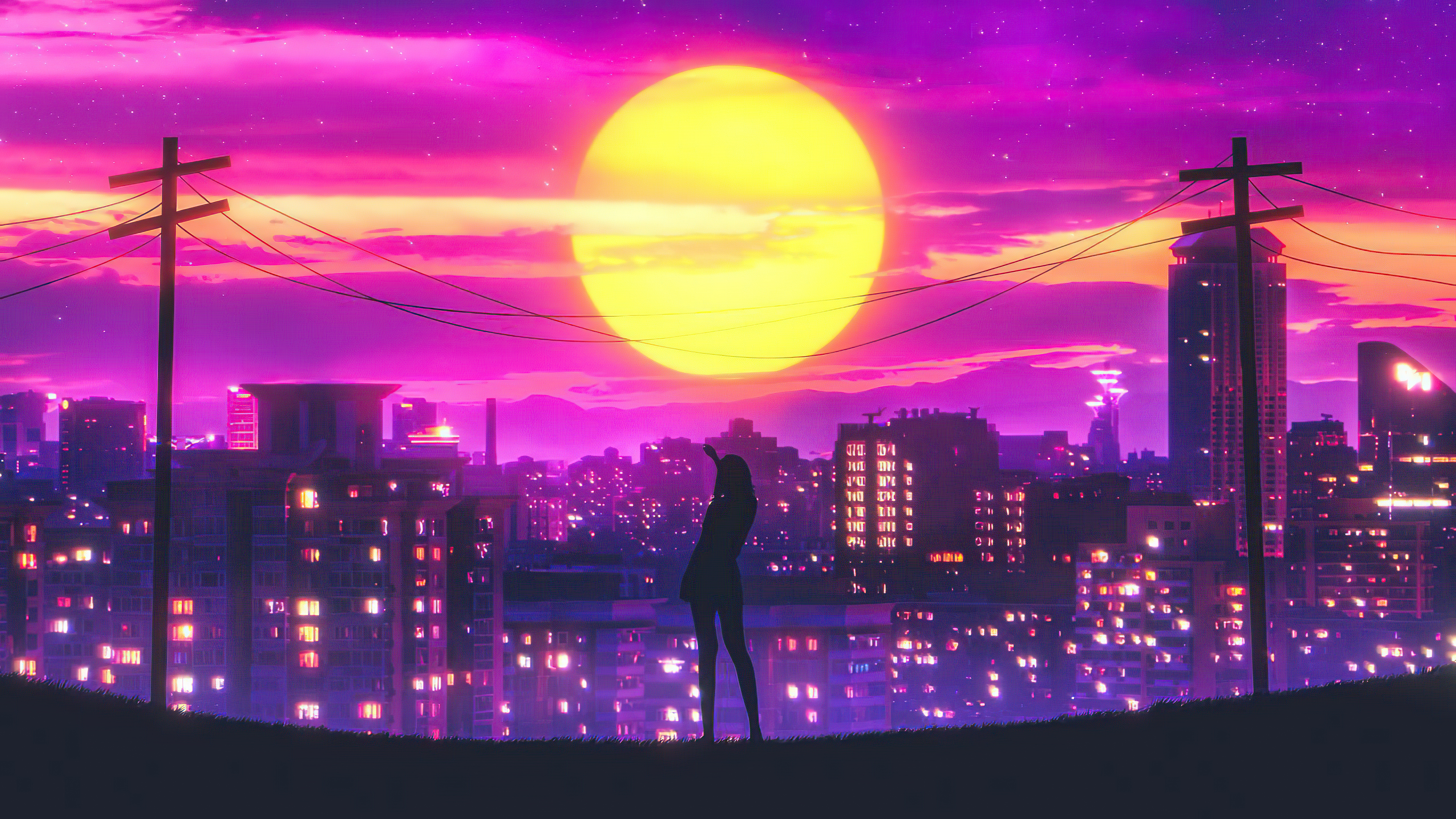 retrowave wallpaper