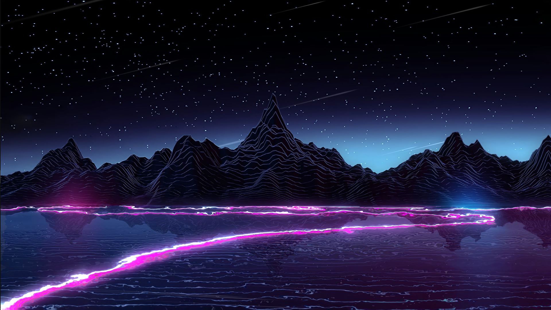 retrowave wallpaper