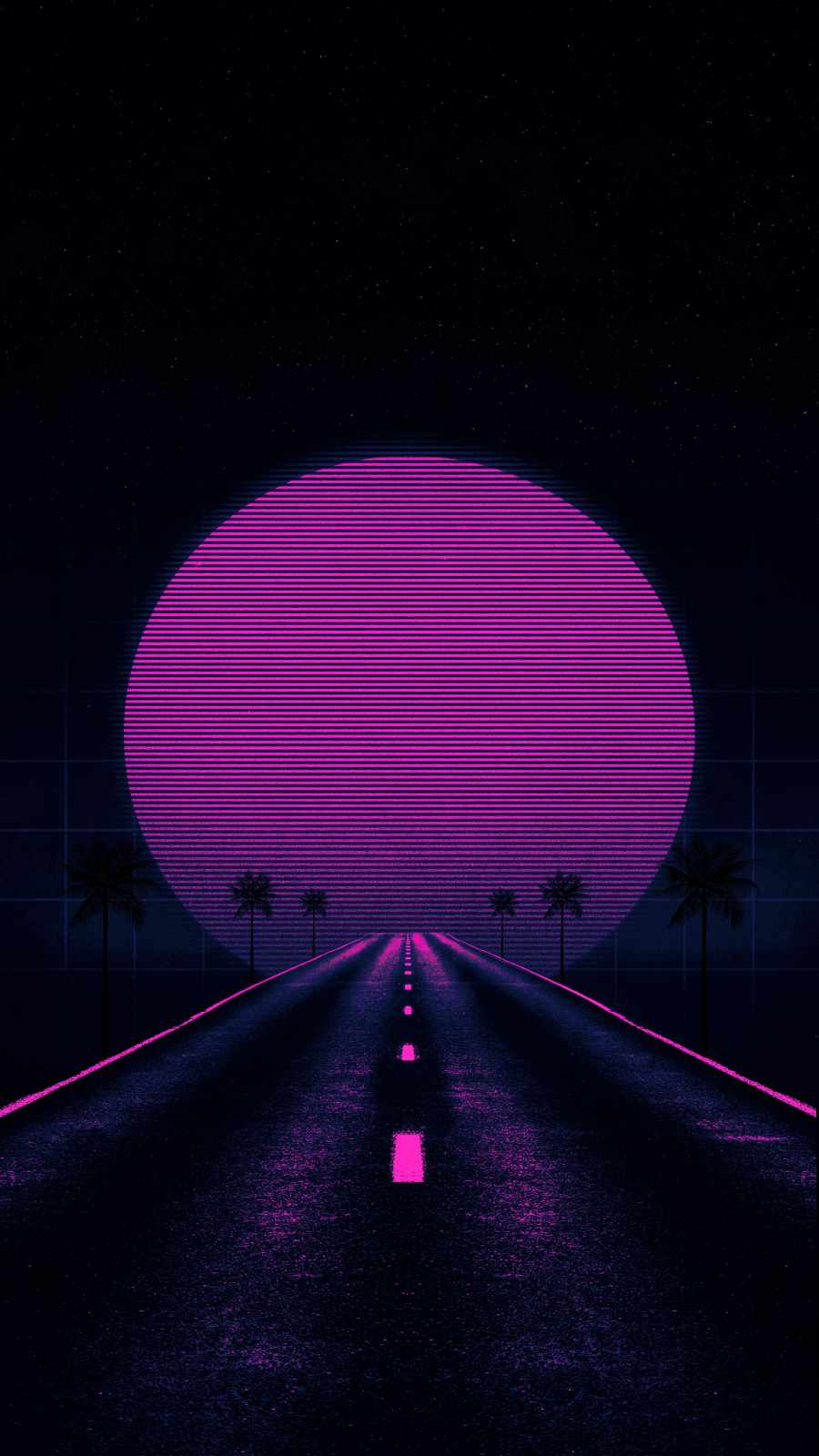 retrowave wallpaper