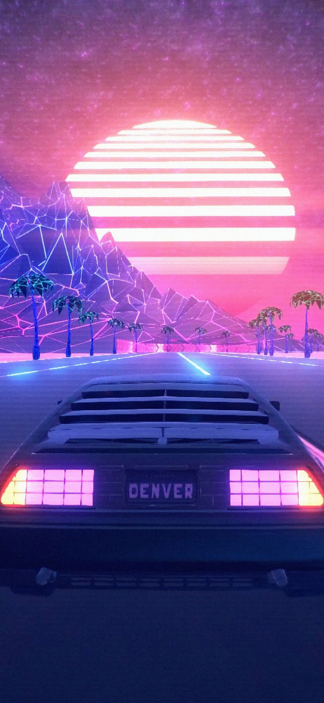 retrowave wallpaper