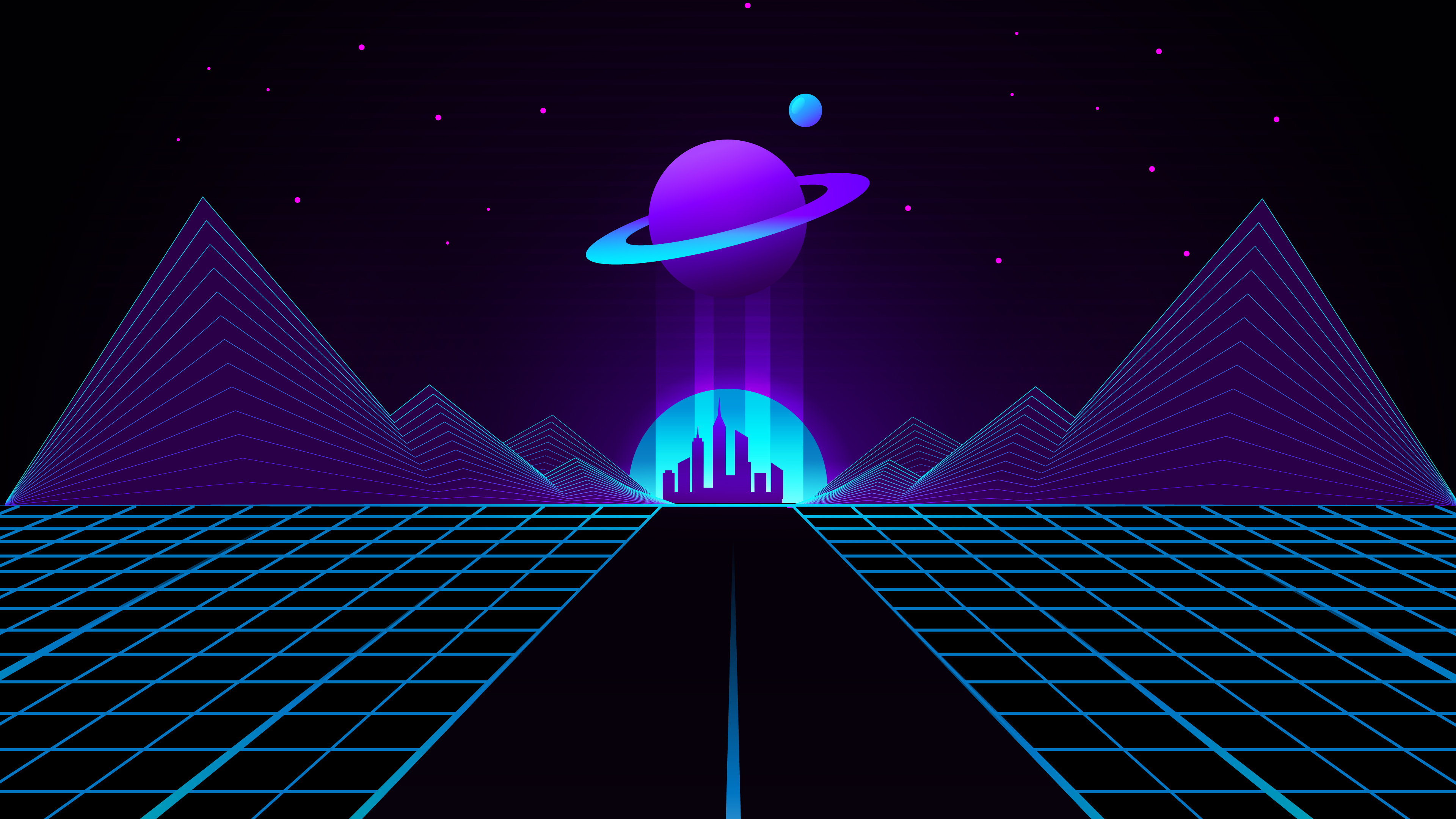 synthwave wallpaper