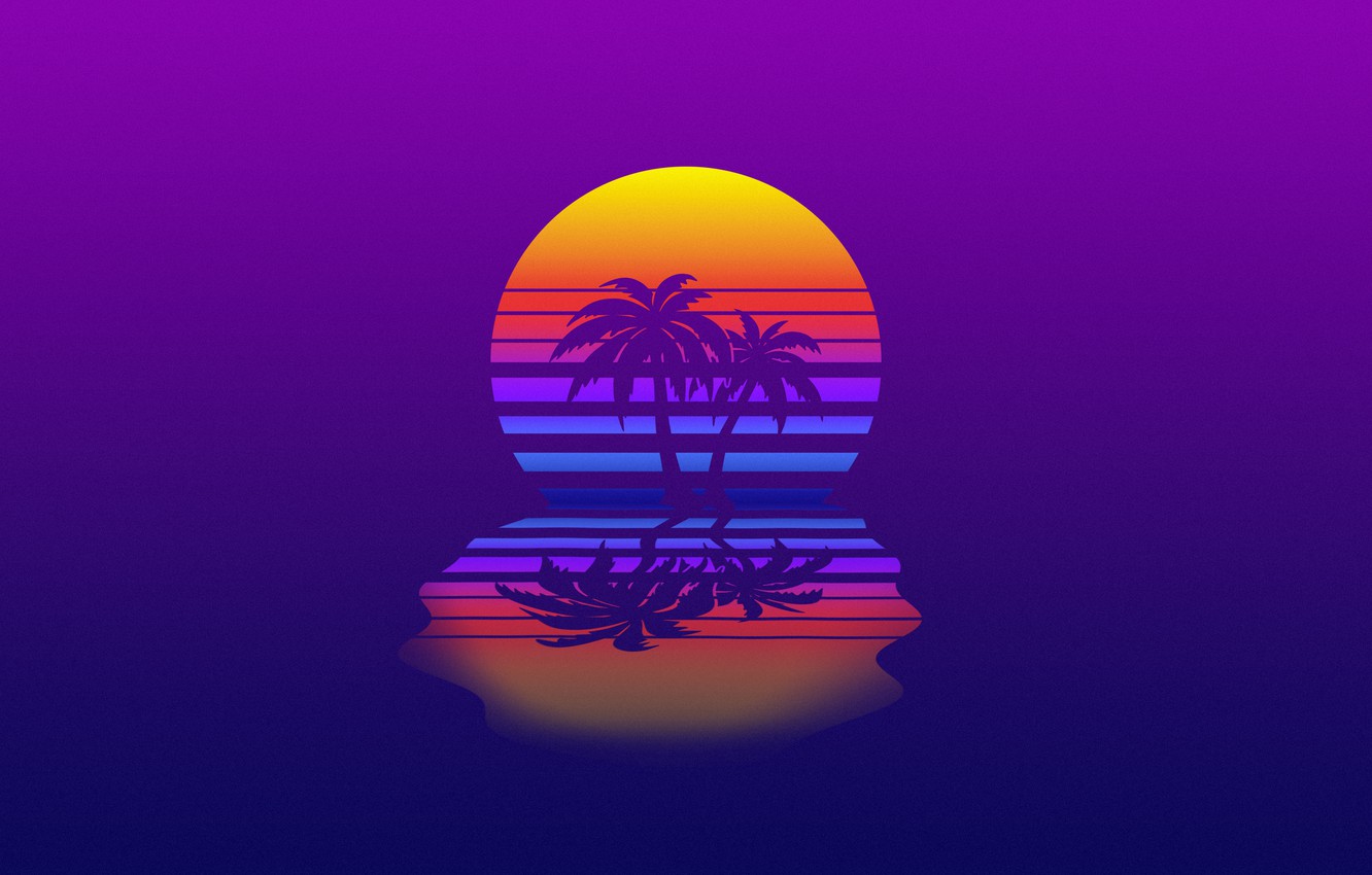 synthwave wallpaper