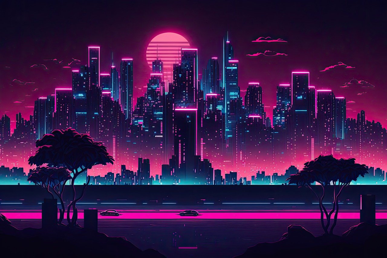 synthwave wallpaper