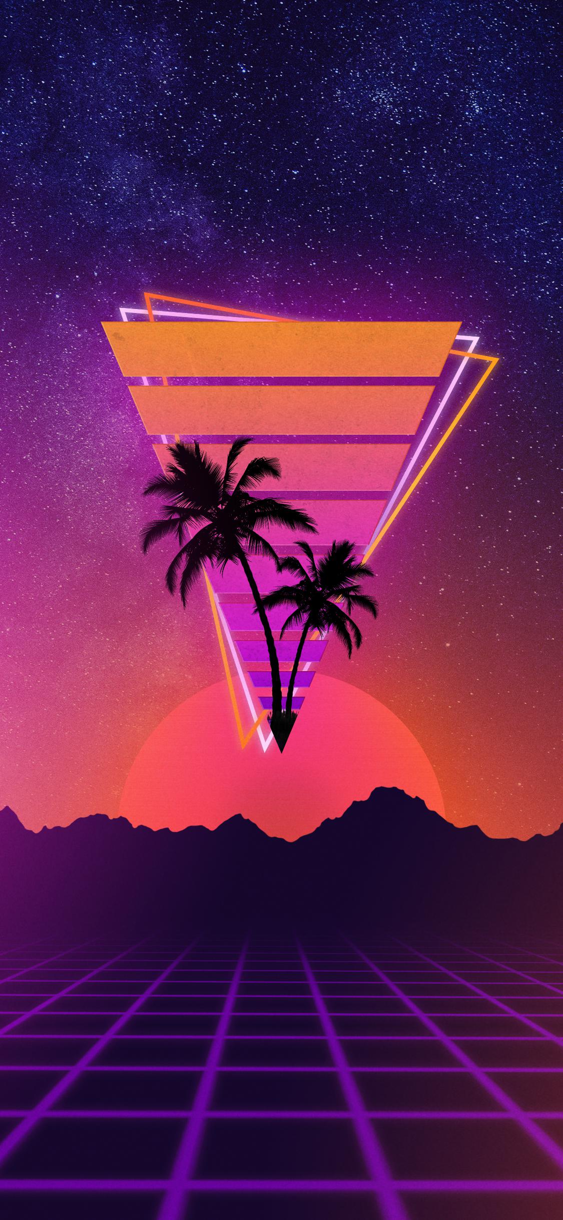 synthwave wallpaper